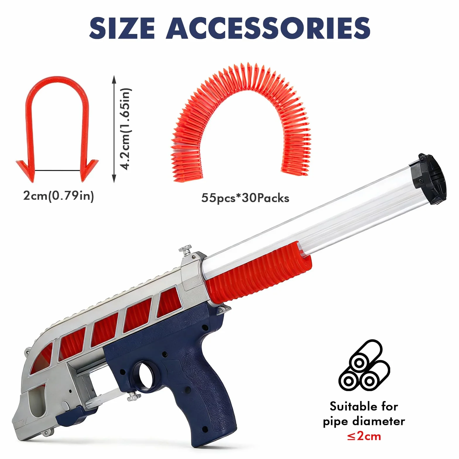 Zszywacz do ogrzewania podłogowego z 1980 szt. zszywkami do płyty piankowej 20 mm, pistolet na zszywki do płyty piankowej, ręczny zszywacz do płyty piankowej, do ogrzewania podłogowego