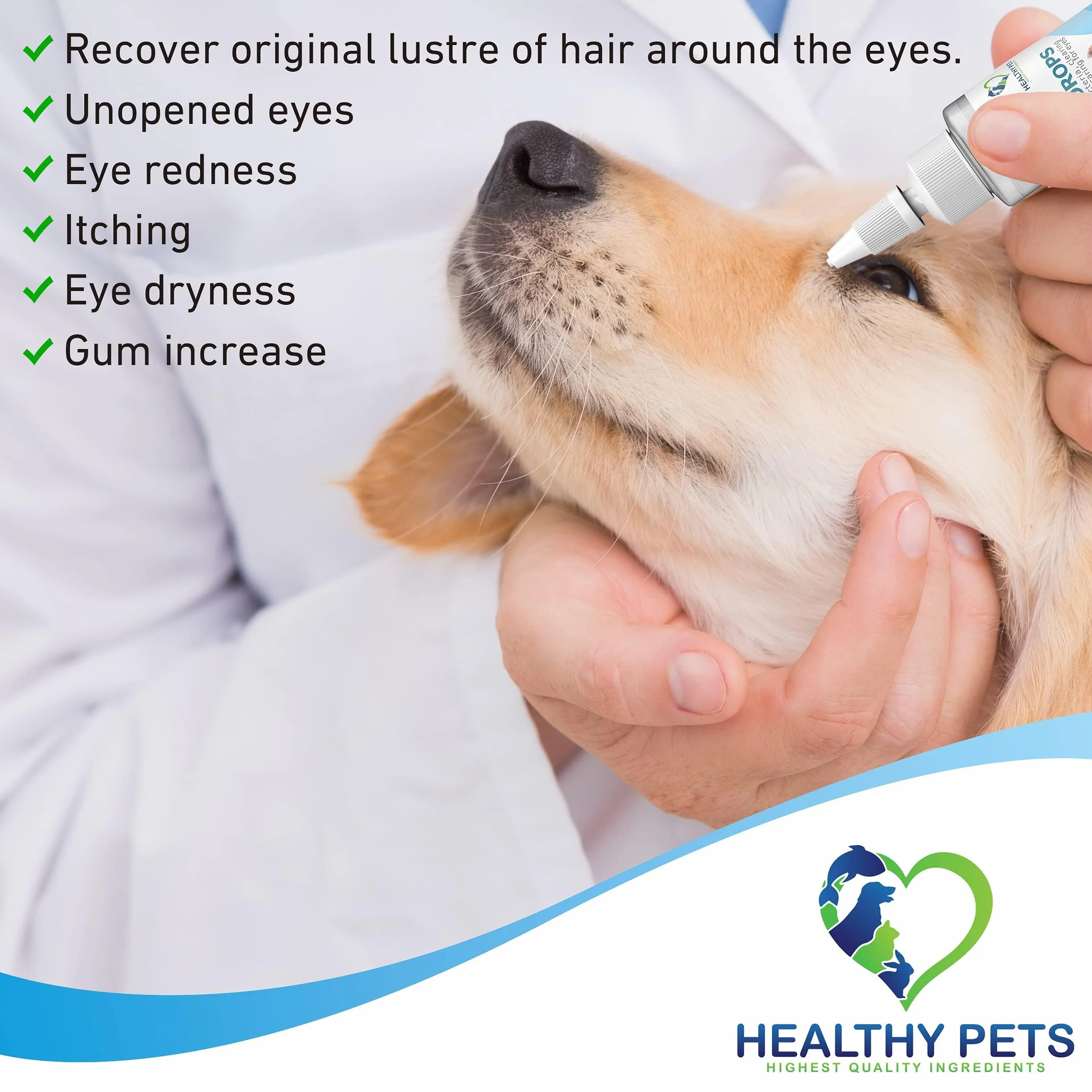Healthy Pets Gunky Eye Relief Antybiotykowa maść do oczu dla psów i kotów 60ml