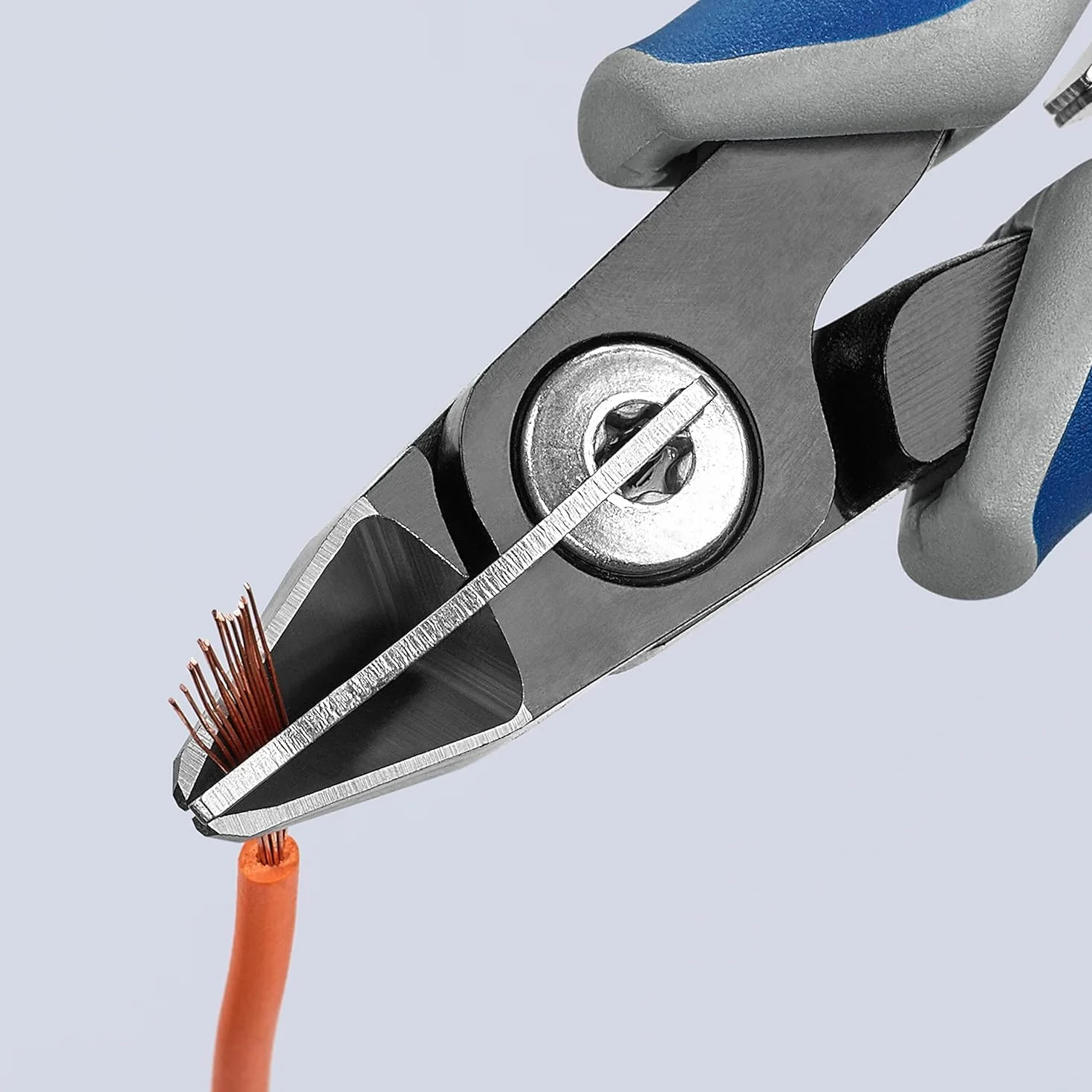 KNIPEX Precyzyjne szczypce tnące boczne dla elektroników z osłonkami wielokomponentowymi 125 mm, 79 52 125