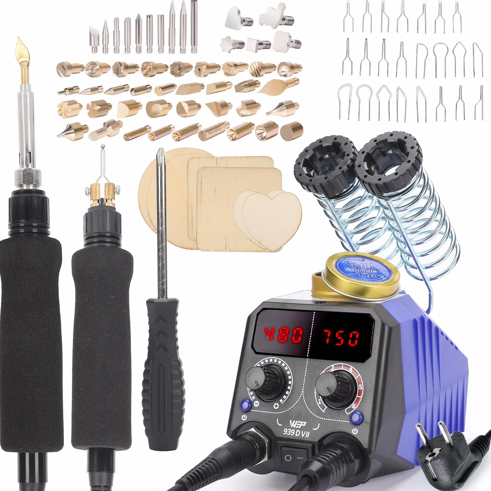 WEP 939D-VII Kit Pirografo (EU Plug)