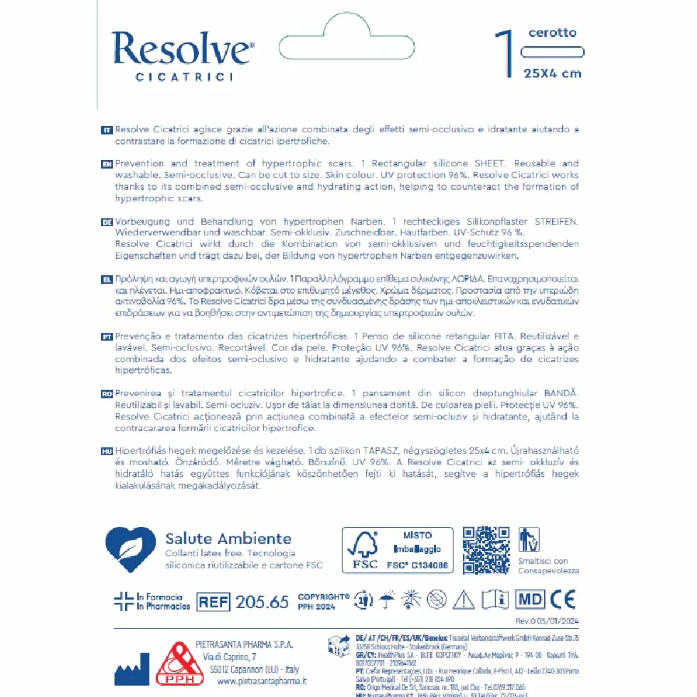 Resolve Blizny Skórki 25 x 4 cm - 1 Produkt