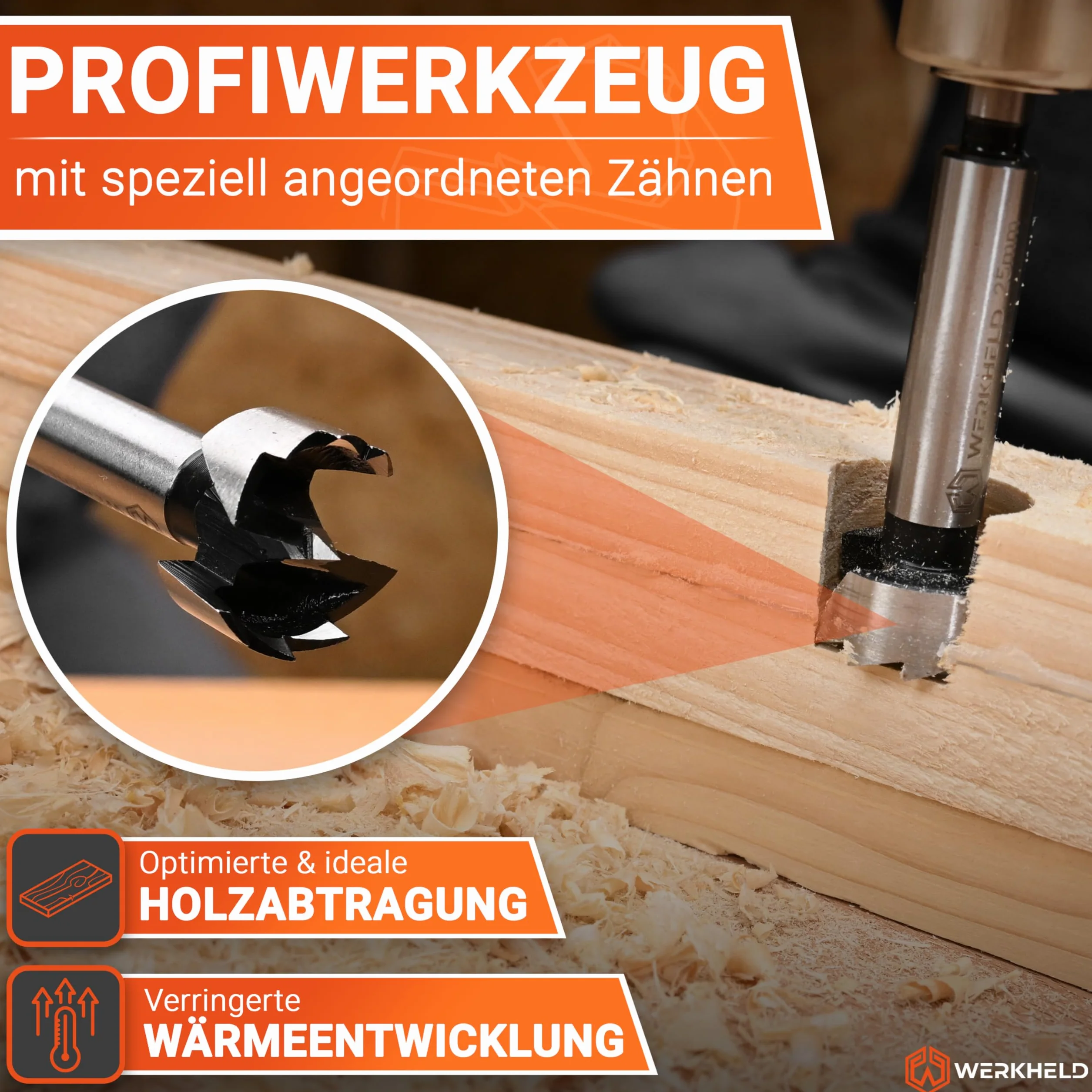 Zestaw wierteł Forstnera 13 sztuk 10-60 mm do drewna