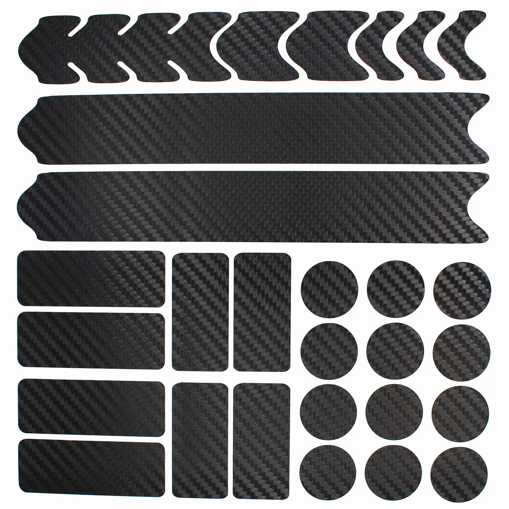 ochrona ramy roweru, folia ochronna na tylne trójkątne uchwyty, naklejka ochrona na ramy z karbonu MTB BMX, folia chroniąca lakier K099 K100 (czarna, Carbon Black)