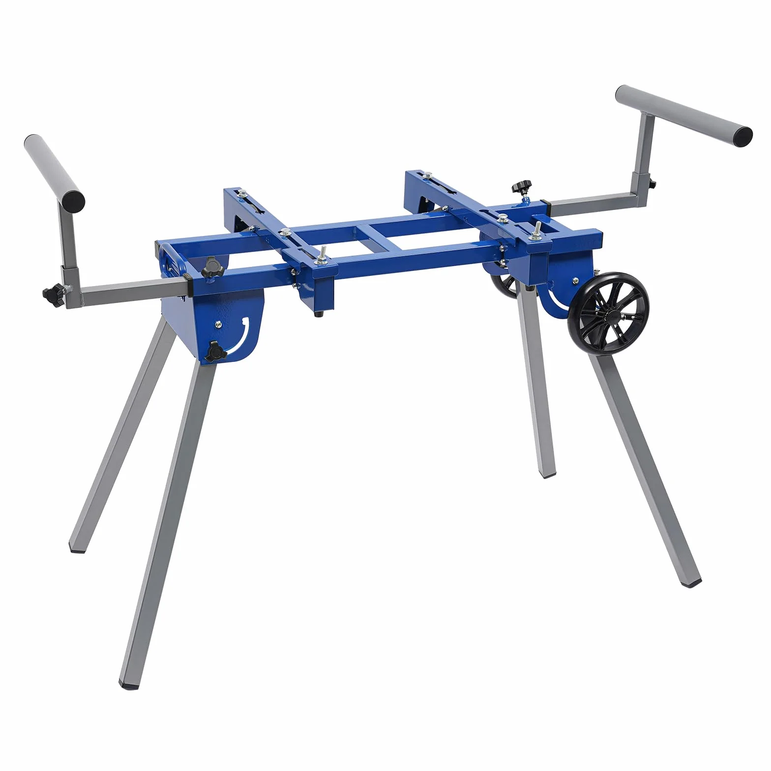 Podstawa stołu roboczego, podstawa do piły ukośnej, stelaż maszyny, wysokość 870 mm, mobilny stół warsztatowy, stół warsztatowy do piły ukośnej (z kółkami)