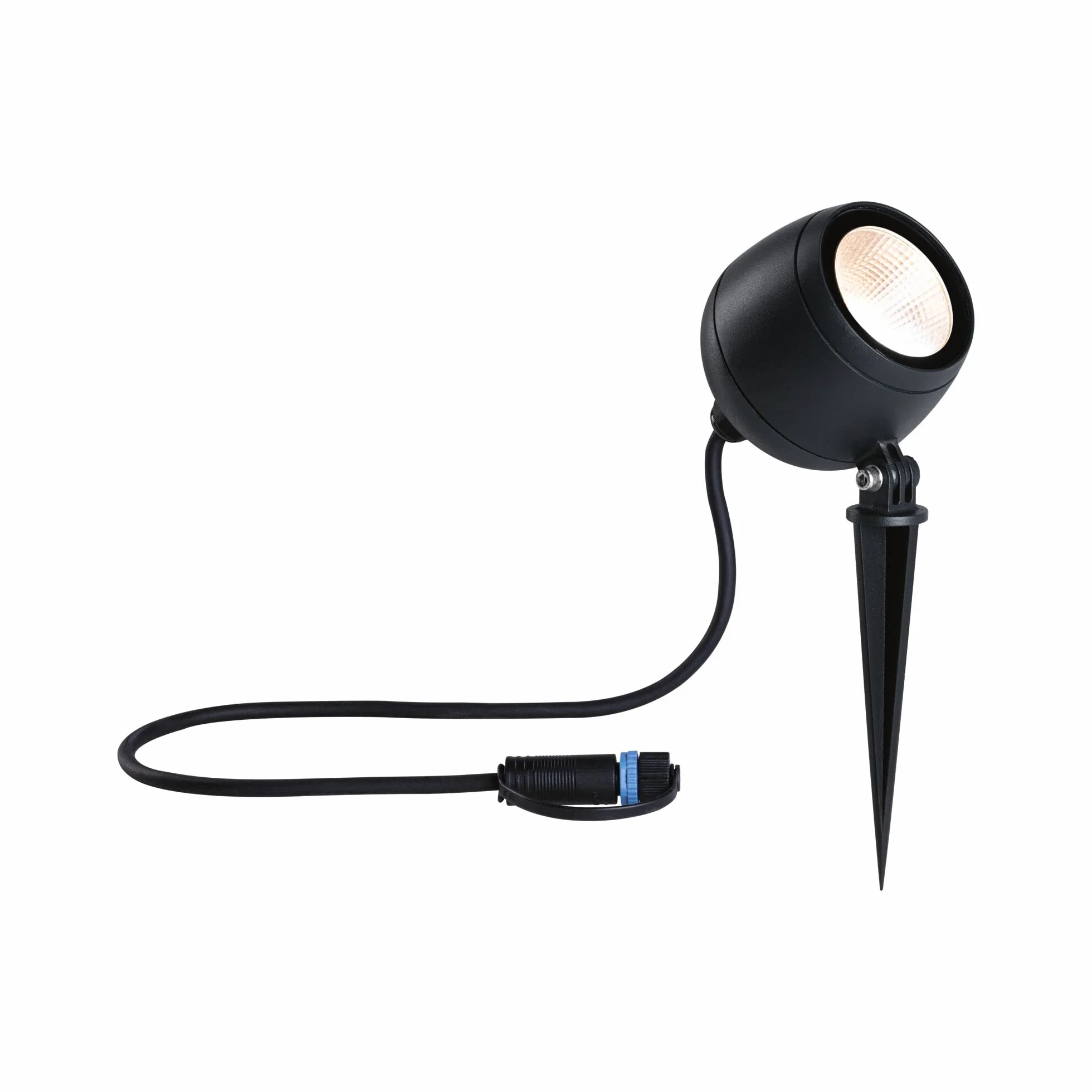 Paulmann Plug & Shine LED reflektor ogrodowy Kikolo IP65 7,2W 460lm 261mm antracyt 3000K
