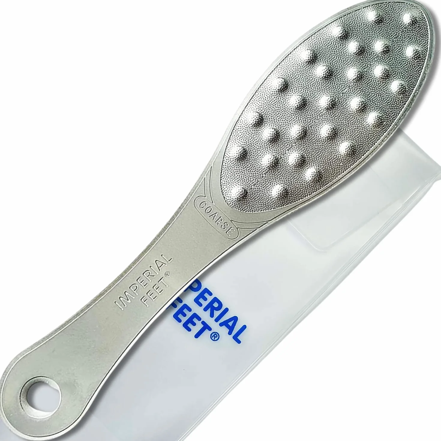 Tarka do Stóp ze Stali Nierdzewnej Dwustronny Pilnik do Stóp Usuwający Odciski i Nagniotki Metalowa Akcesoria do Pedicure