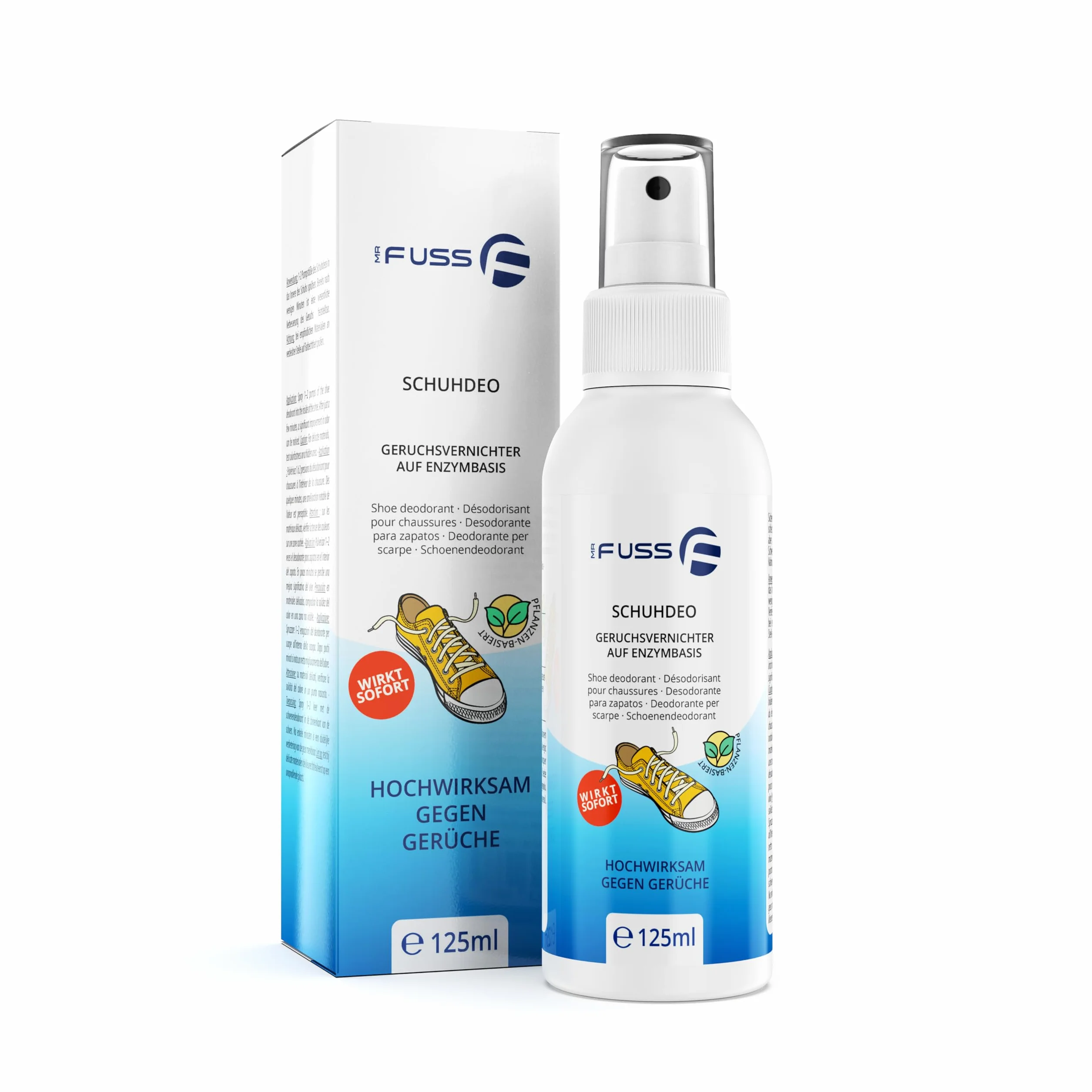 Mr. Fuss Dezodorant do butów neutralizator zapachów spray 125 ml