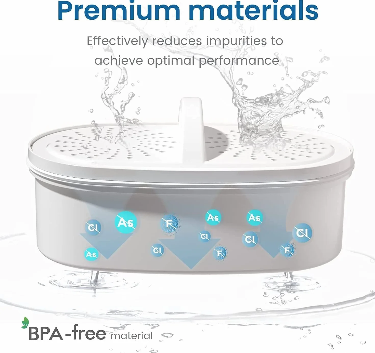 Waterdrop WD-PF-01A Plus filtry zastępcze NSF do dzbanków 757 L (3 sztuki)