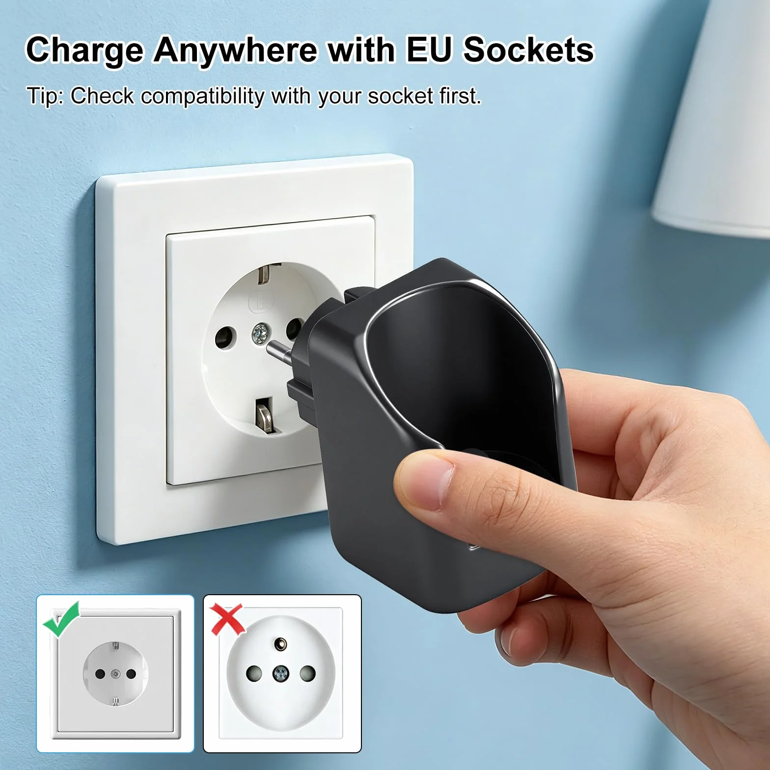 Elektryczna ładowarka do szczoteczki do zębów do jamy ustnej B, wtyczka EU kompatybilna ze szczoteczką do zębów Oral B, wodoodporna wtyczka ładująca IP67, bezprzewodowa ładowarka kompatybilna z Oral-B