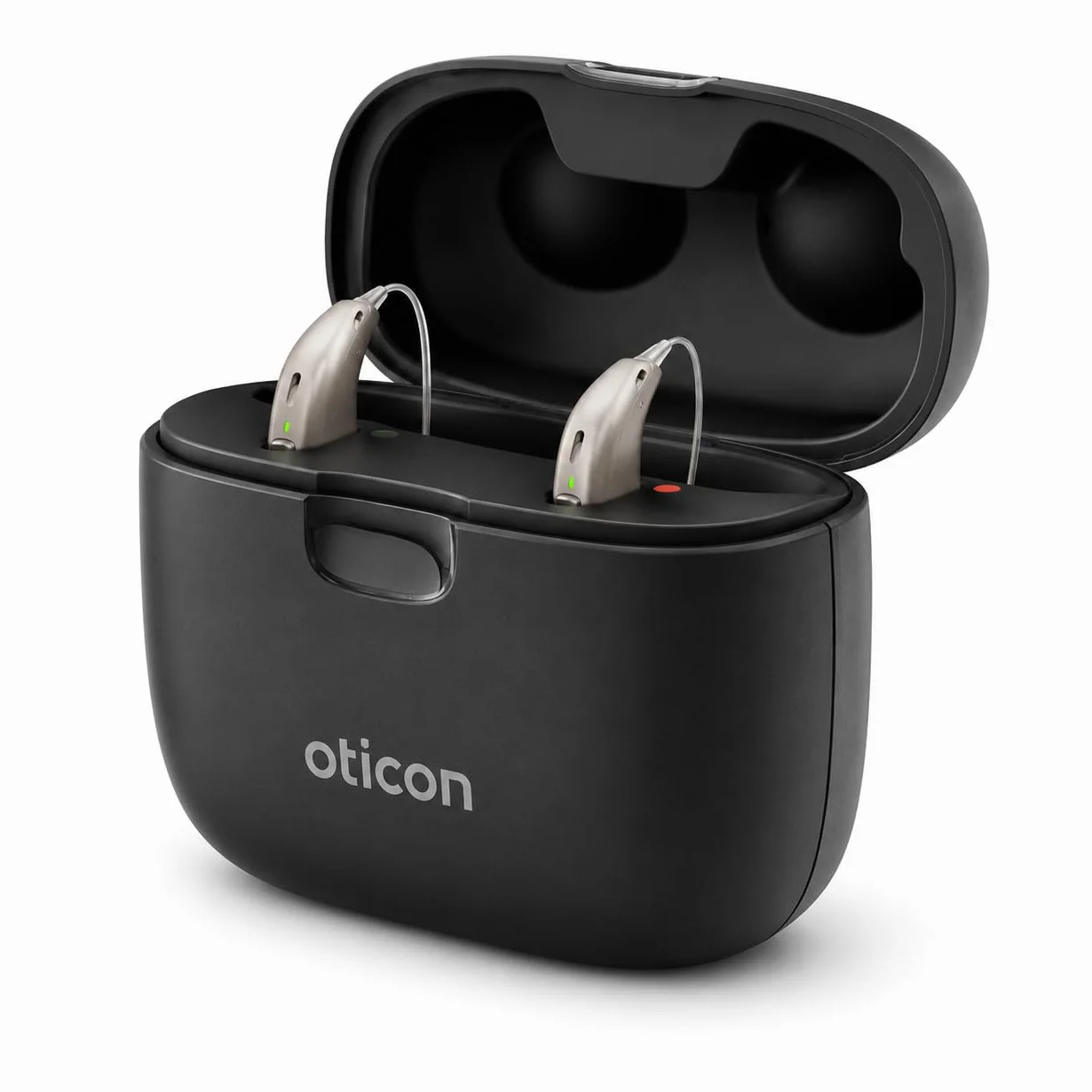 Inteligentna ładowarka Oticon 1.0 – kompatybilna tylko z aparatami słuchowymi Oticon Real, More, Play PX, Cyrkon, OPN S, Ruby i OPN Play MiniRITE