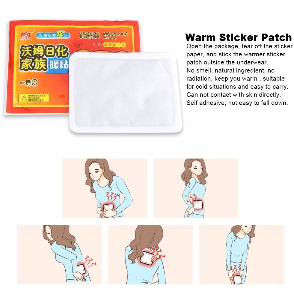 Körperwärmer Pads 10 Stück Rückenwärmer Wärmeaufkleber Hand Fuß Schmerzlinderung