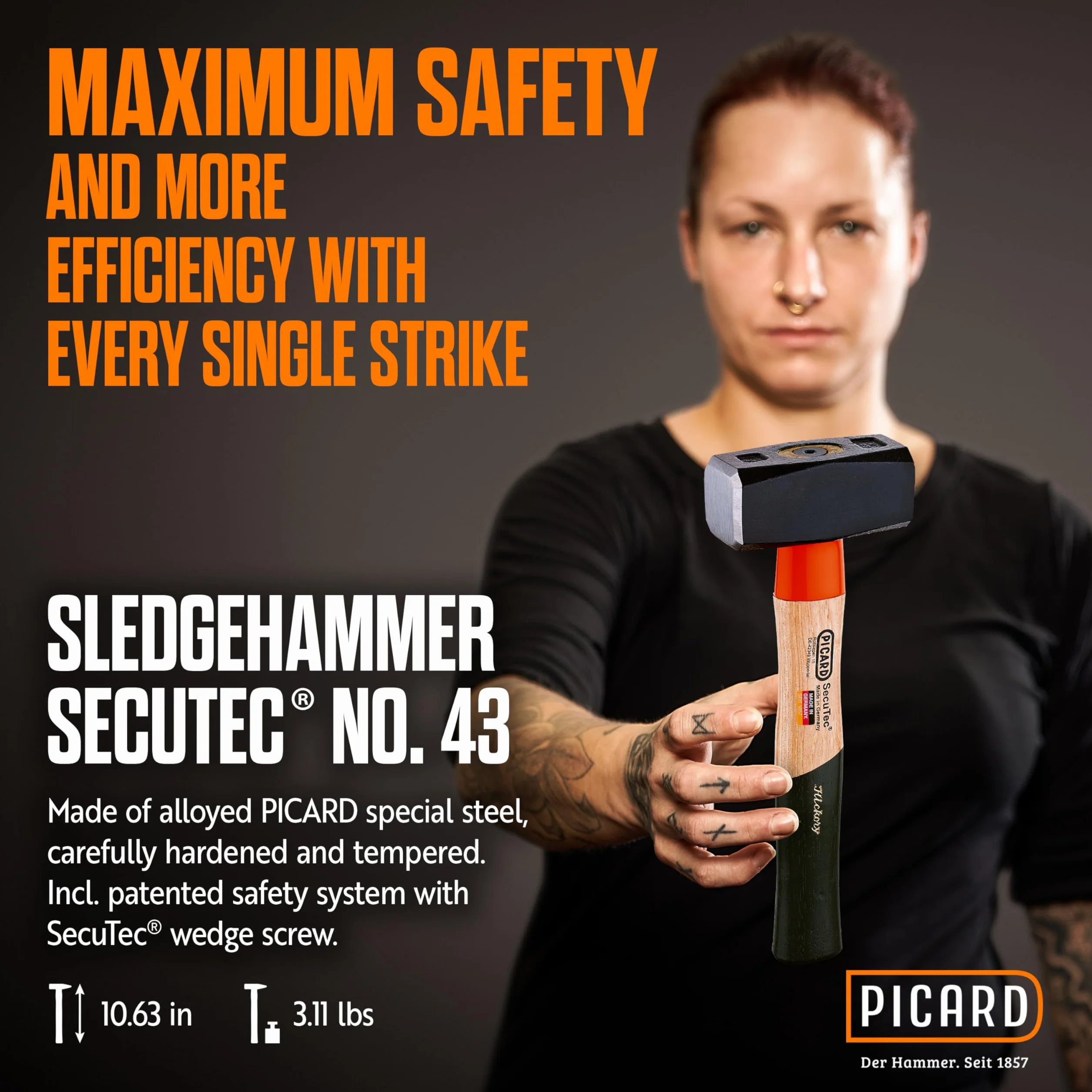 PICARD Młotek wyburzeniowy SecuTec 1250g