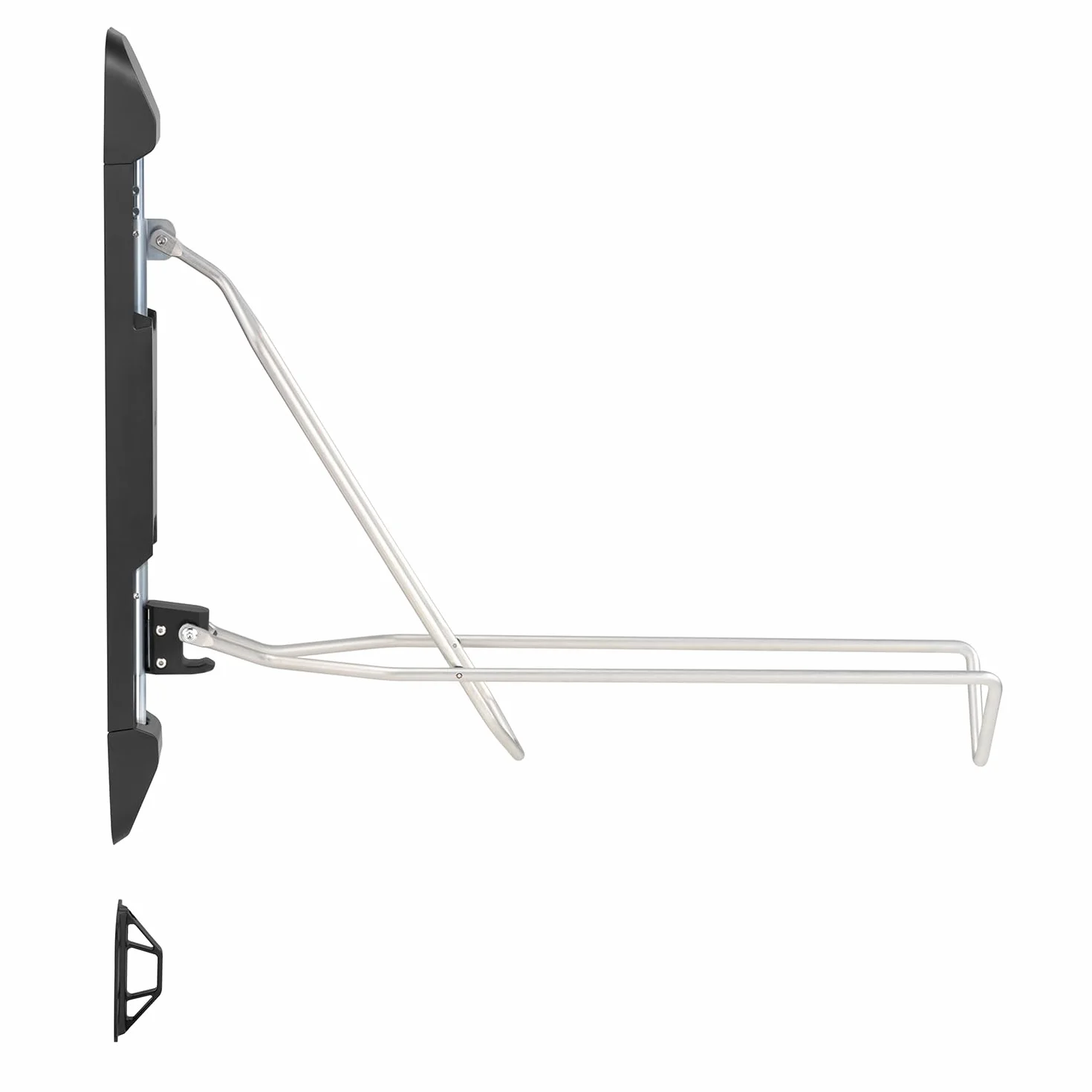 Maclean MC-471 uchwyt ścienny na rower, pionowy uchwyt ścienny na rower, maks. obciążenie 35 kg