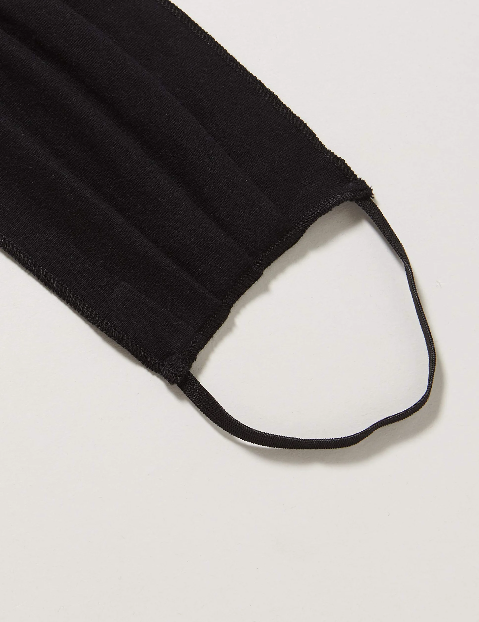 Uniseks Pleated Face Mask Maski Ochronne, Czarne, 10 Sztuk