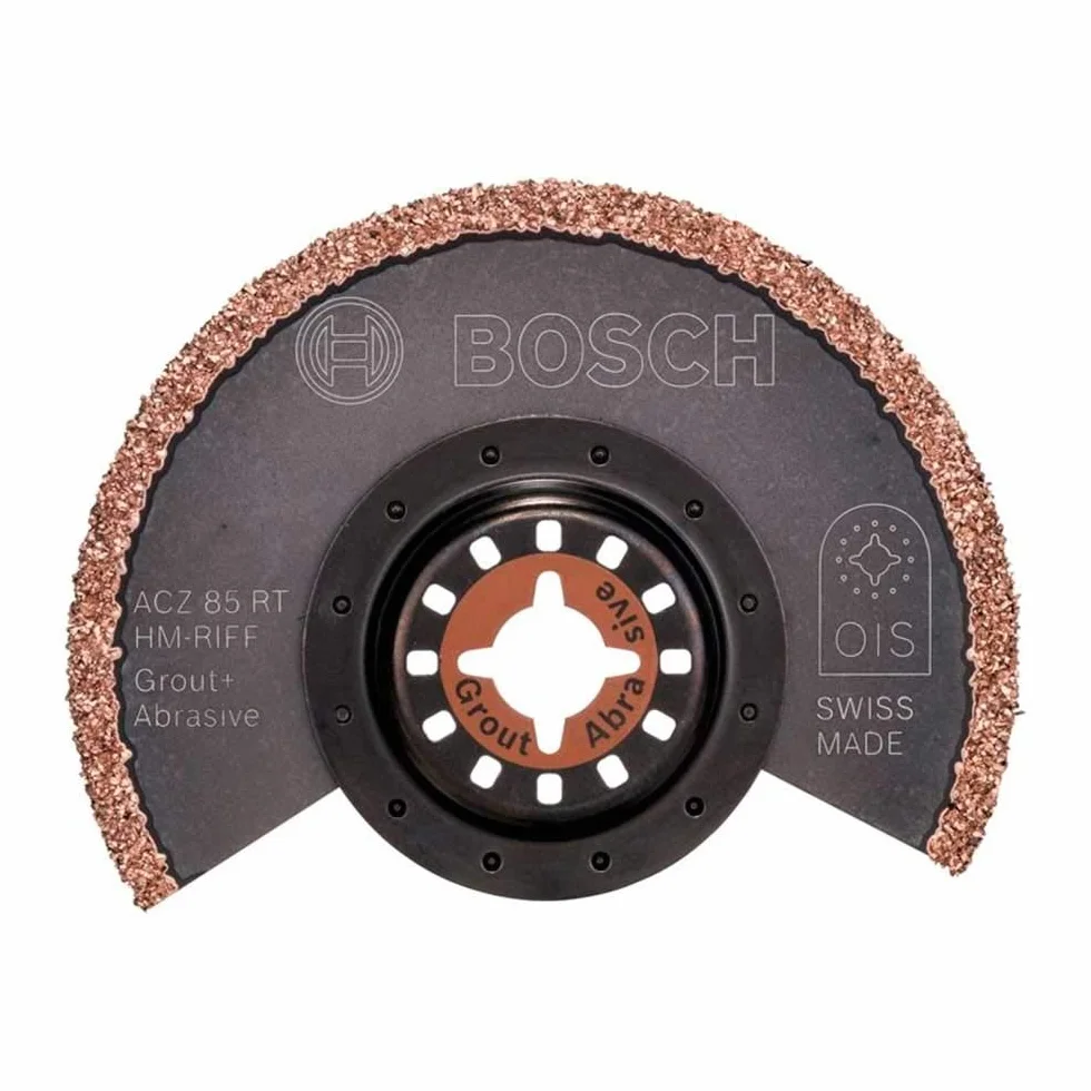 Bosch Professional Brzeszczot segmentowy Carbide-RIFF ACZ 85 RT3 (do cięciu ceramiki, porcelany i gresu, Ø 85 mm, akcesoria narzędzie wielofunkcyjne)
