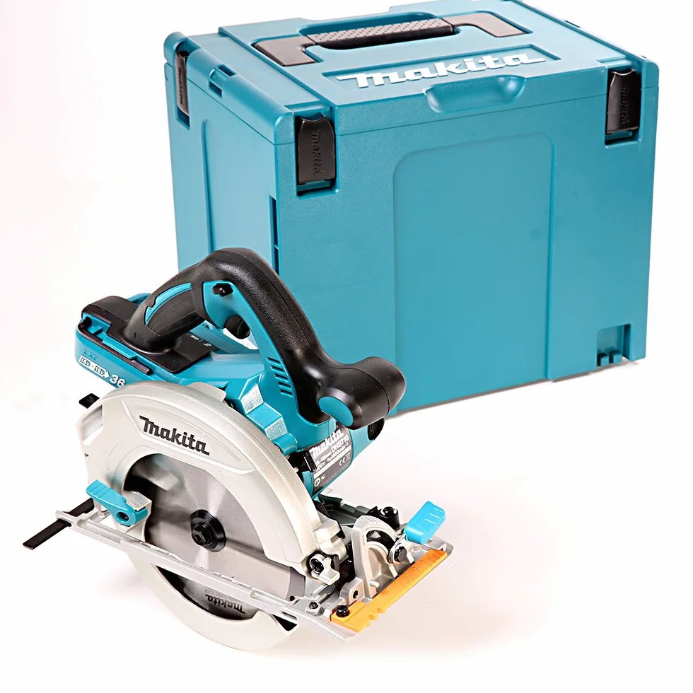Makita DHS710ZJ Twin 18V (36V) Li-ion LXT 185mm piła tarczowa dostarczana w obudowie Makpac - baterie i ładowarka nie są dołączone