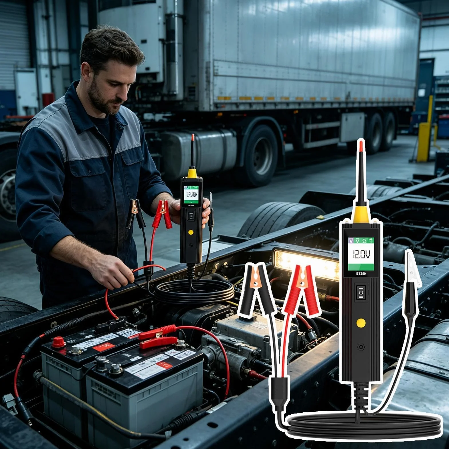 Tester obwodu samochodowego z sondą elektryczną | Narzędzie samochodowe sonda obwodu samochodowego do zabezpieczenia niskiego napięcia SUV RV Pojazd limuzyna przyczepa