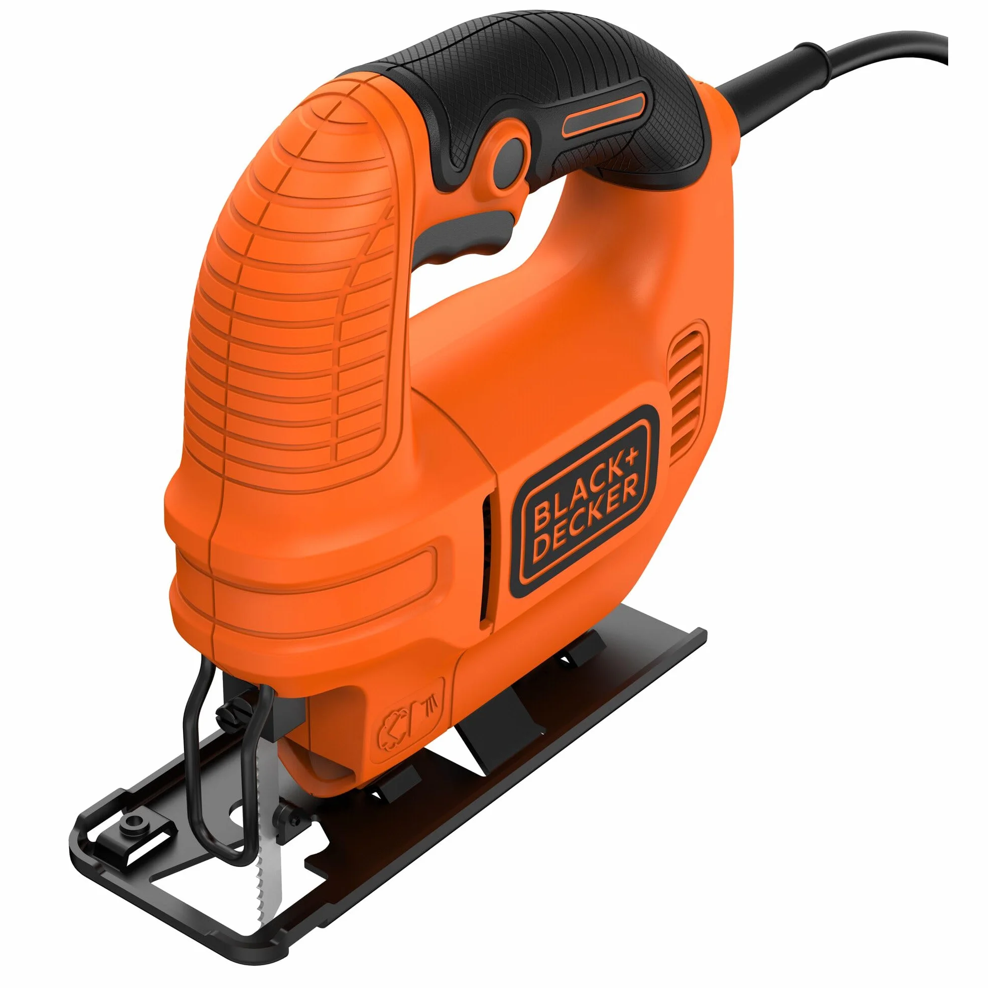BLACK+DECKER Wyrzynarka do drewna, moc 400 W, KS501-QS