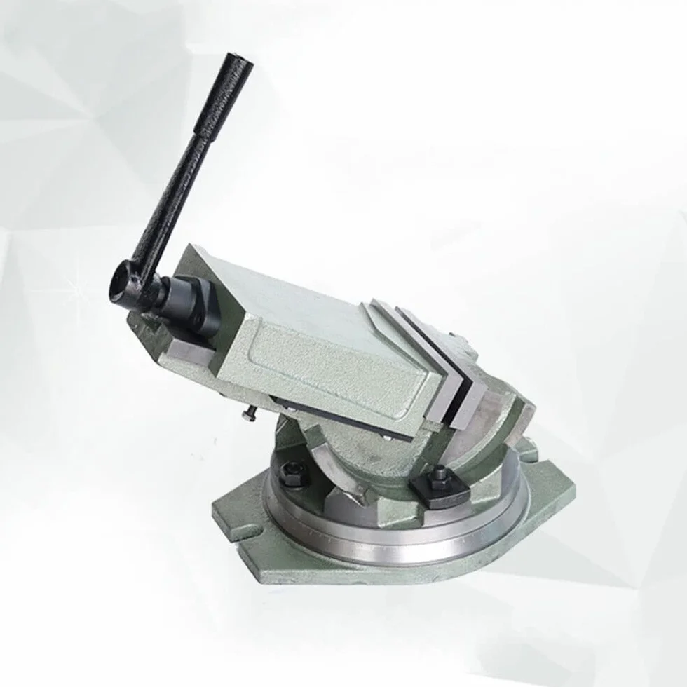 Imadło precyzyjne imadło maszynowe, 10 cm, obracane o 360°, stalowe, napięcie 196 kN