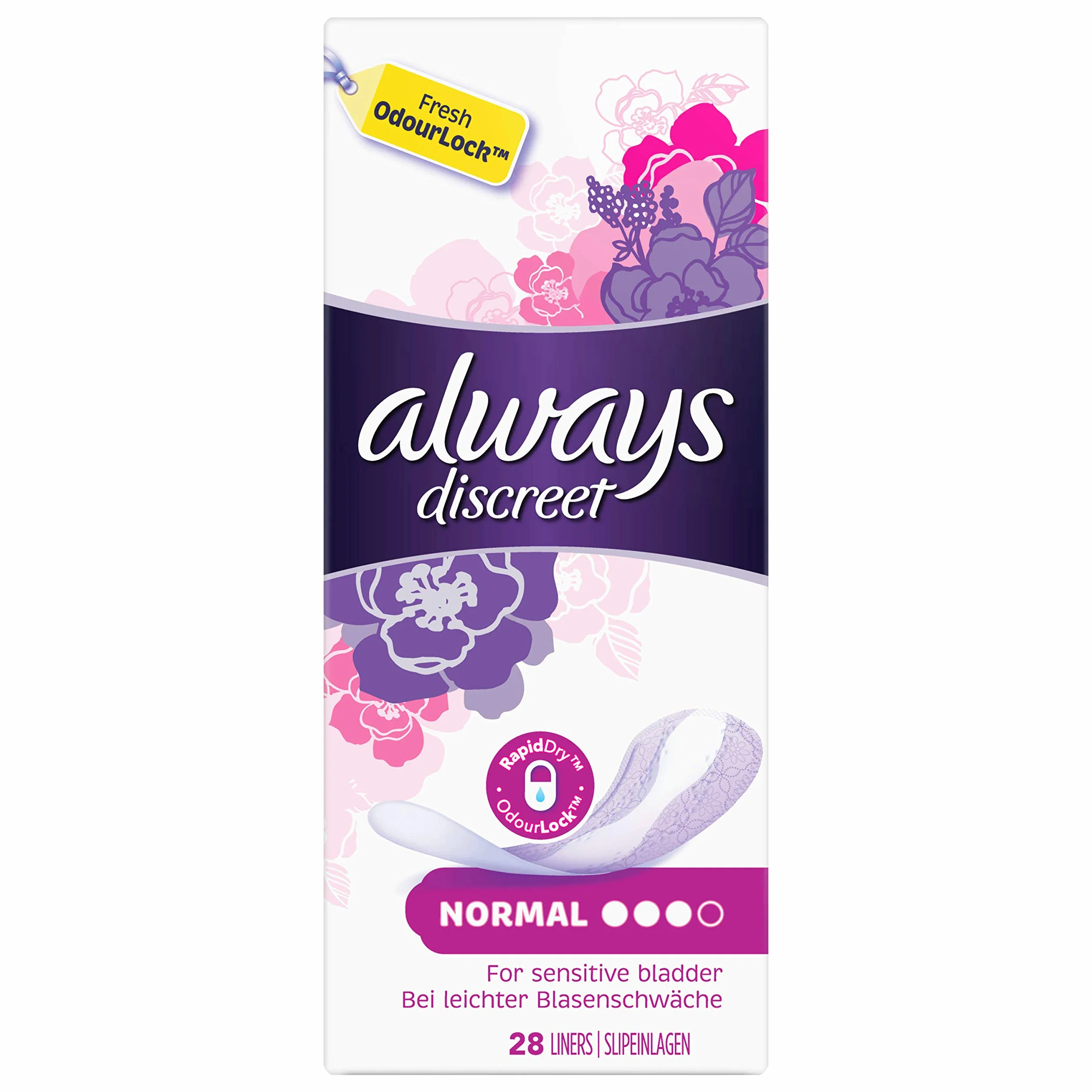 Always wkładki higieniczne na utratę moczu, 28 sztuk