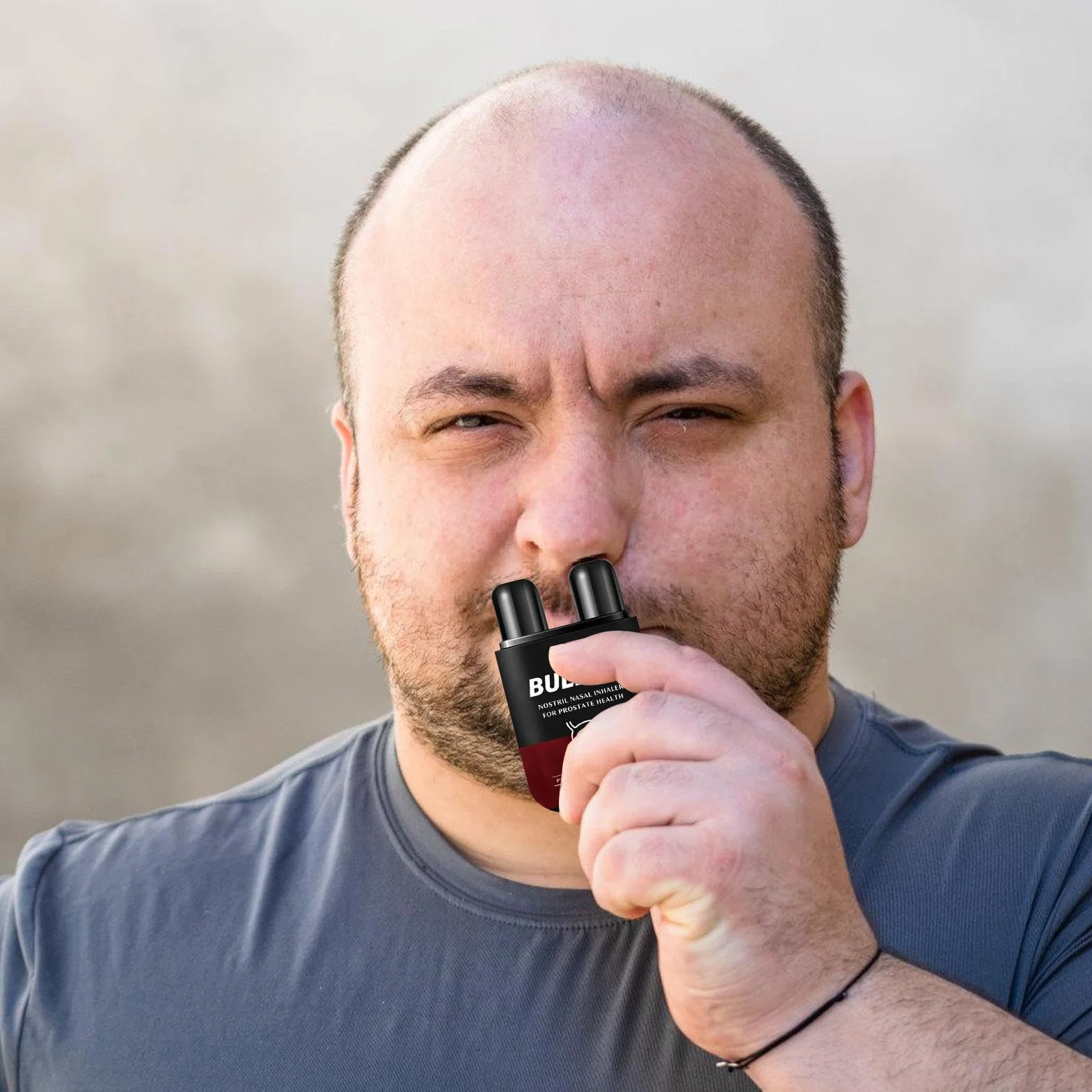 Inhalator funkcyjny, inhalator do nosa dla zdrowia prostaty, od?wie?aj?cy inhalator zapachowy, bezpieczna i niedra?ni?ca piel?gnacja, zapewnia ?atw? ulg? w oddychaniu, 6,8 cm do podró?y
