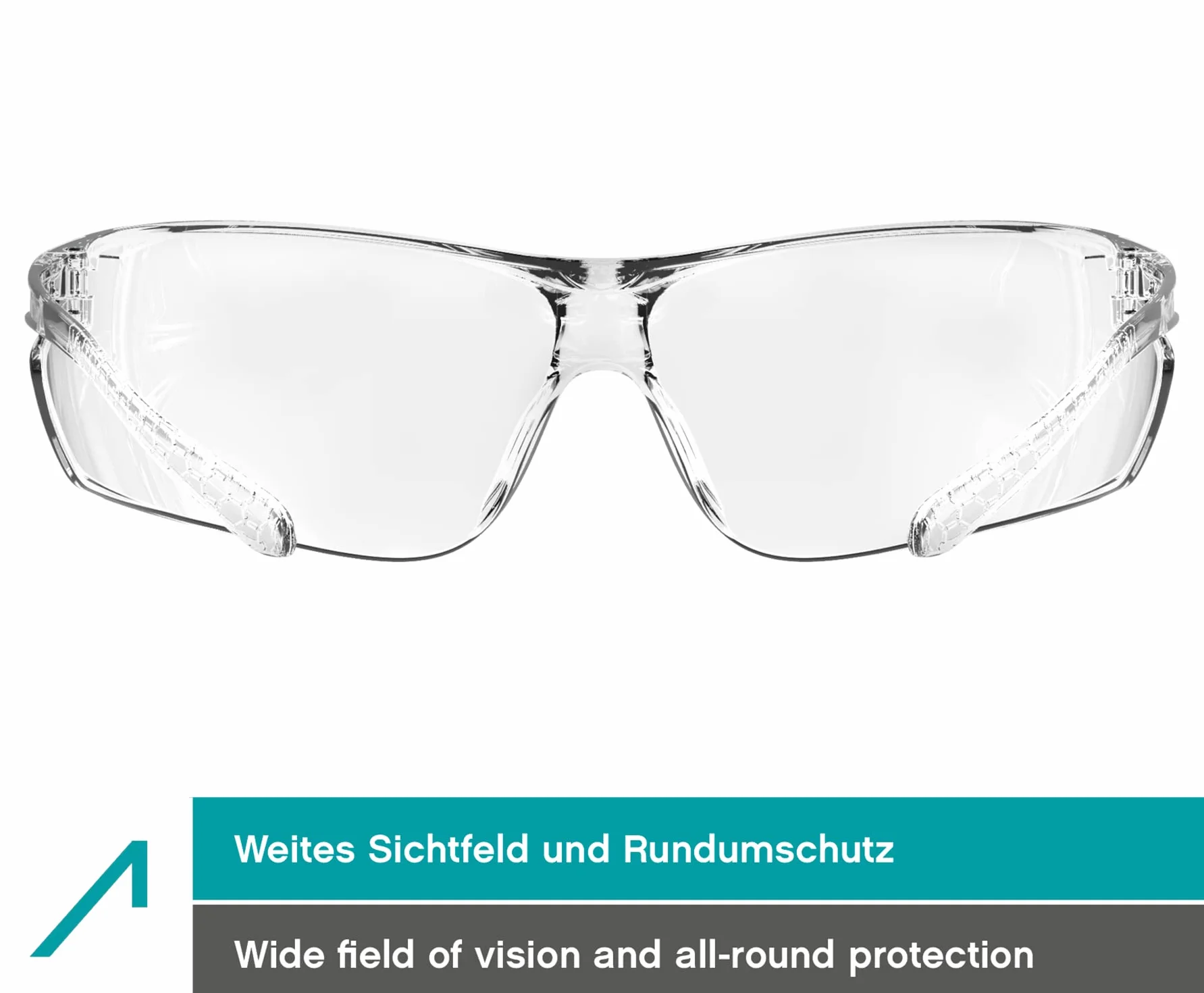 ACE FL-15G Okulary ochronne EN 166 UV przyciemniane 10 szt.