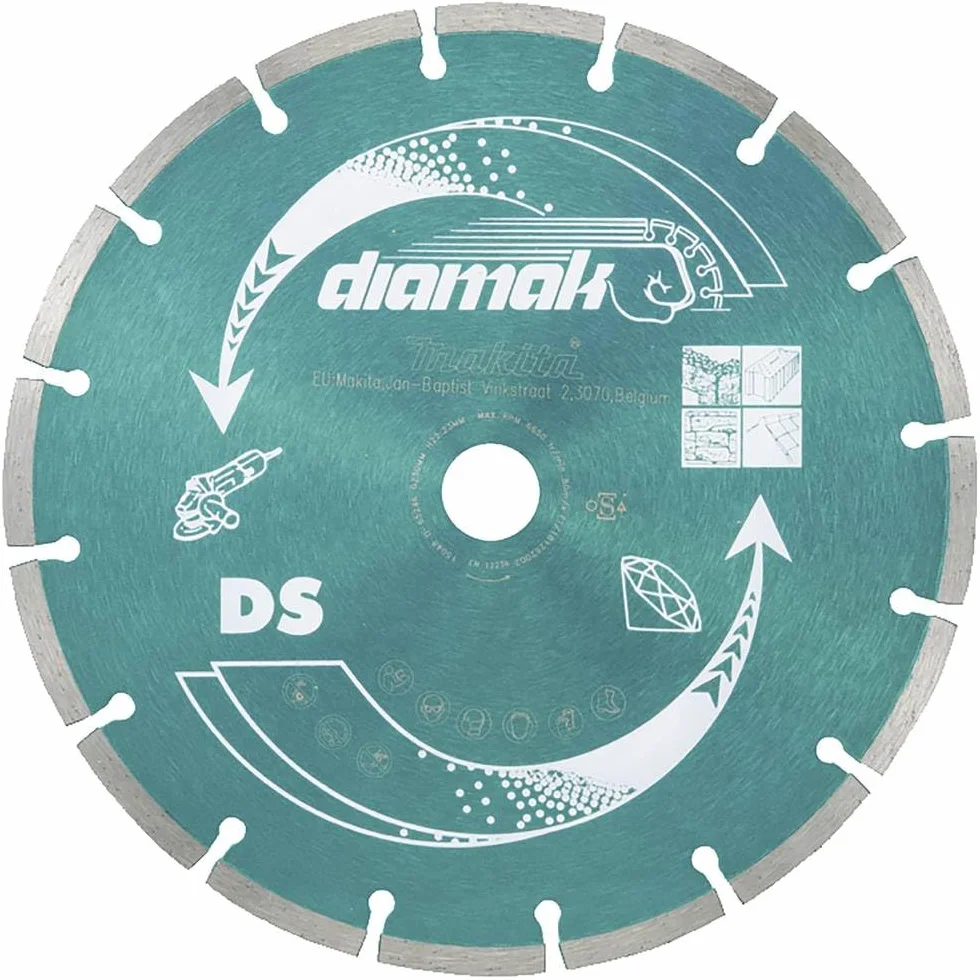 Makita Ostrze Diamentowe, Wielokolorowy, 125mm
