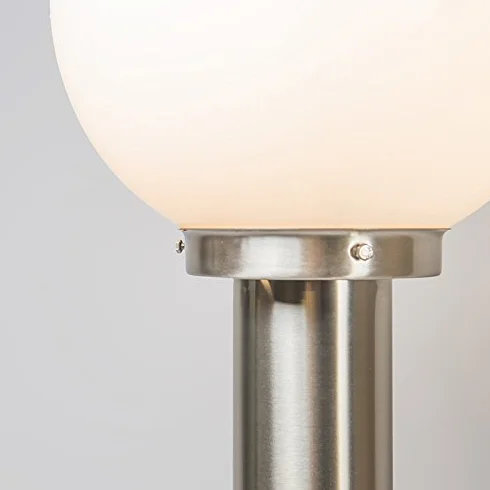 Lampa zewnętrzna słup stal nierdzewna 100 cm Sfera E27 1 światło
