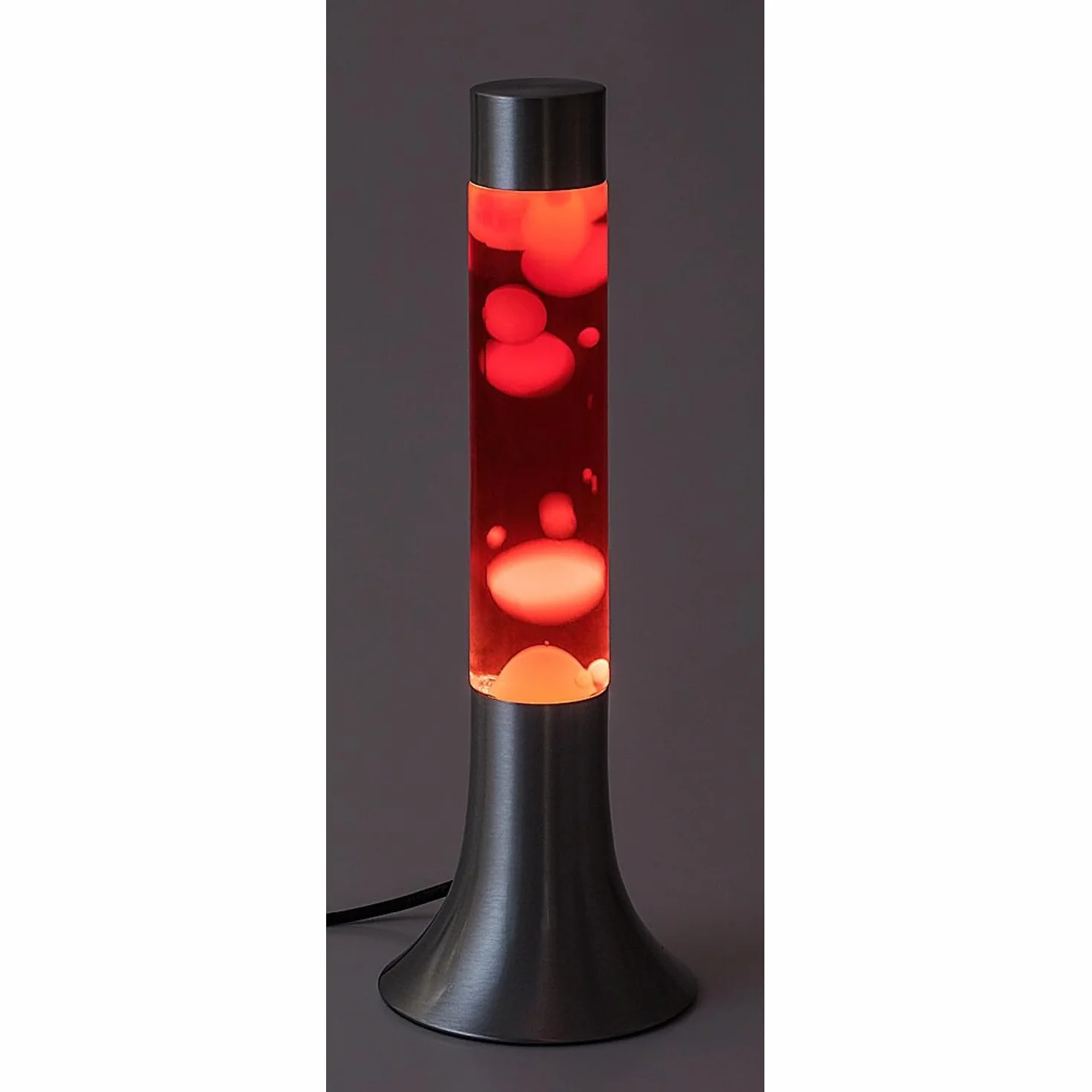 rabalux Poppilol Lampa lawowa LED 25 W Efekt wosku | Lava Srebrna podstawa Szklana bańka Oświetlenie dekoracyjne | Wymienne źródło światła NIE JEST DOŁĄCZONE DO ZESTAWU