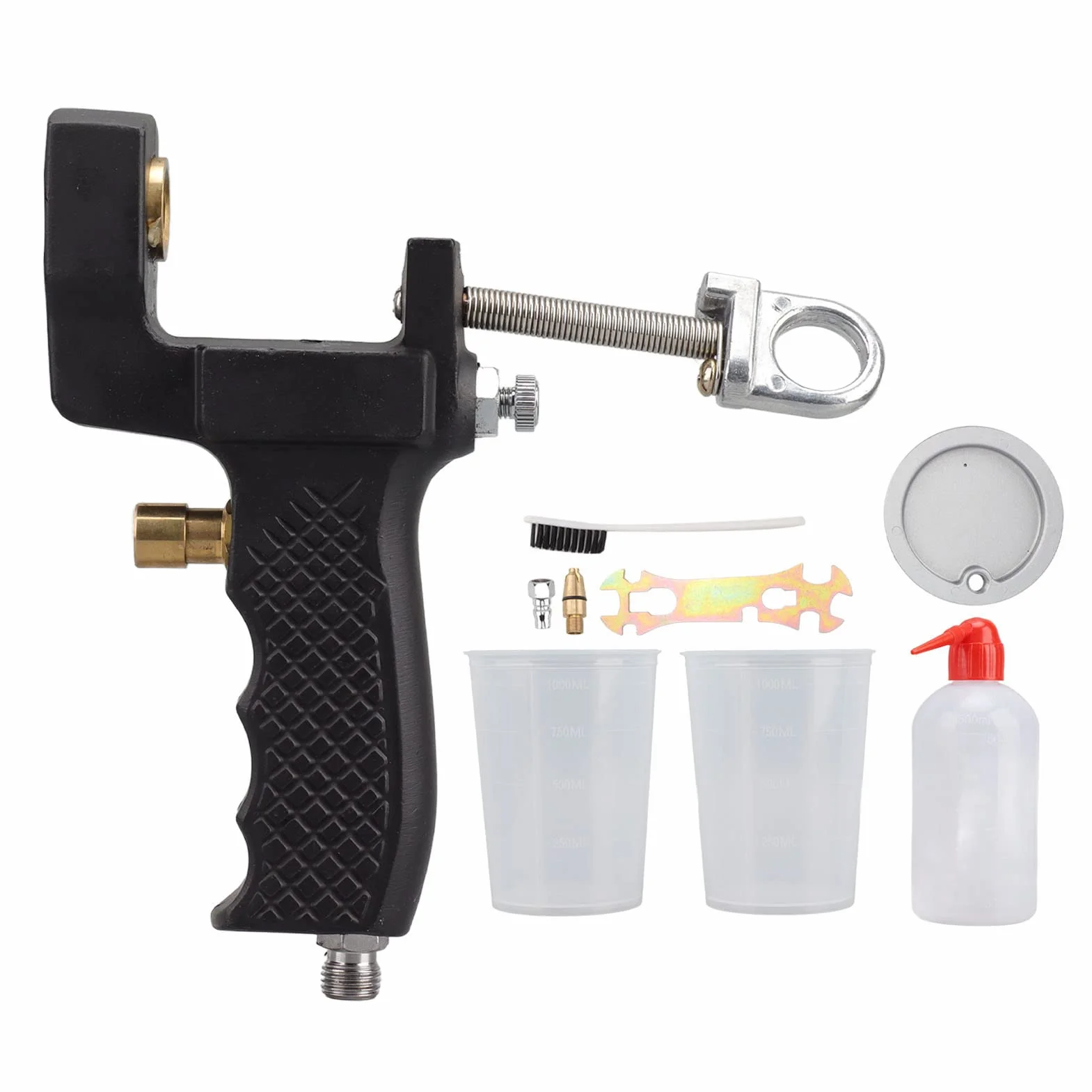 Kadimendium Pistolet Natryskowy do żelkotu Stal Stopowa Przenośny Rozpylacz żywicy 1000 Ml z dyszą FN5 5/32 Cala do Farb żelkotowych