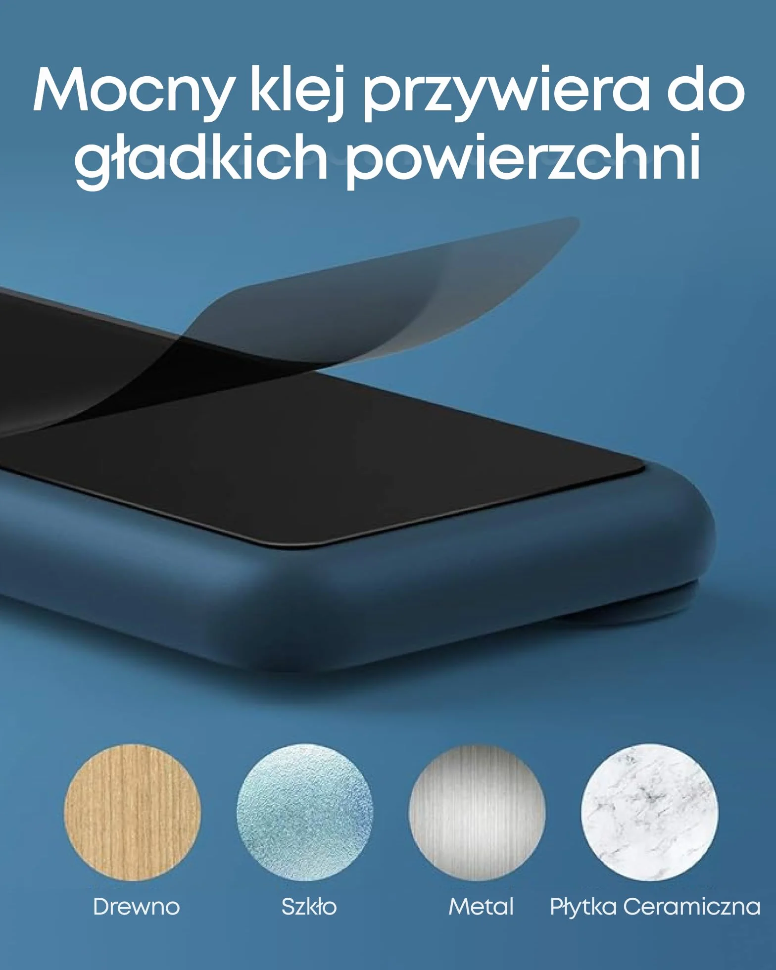 Wielofunkcyjny organizer do kabli Anker – 5 klipsów do kabli Lightning, USB C, Micro i innych kabli – przyczepia się do drewna, marmuru, metalu, szkła (niebieski, zestaw 2 szt.)