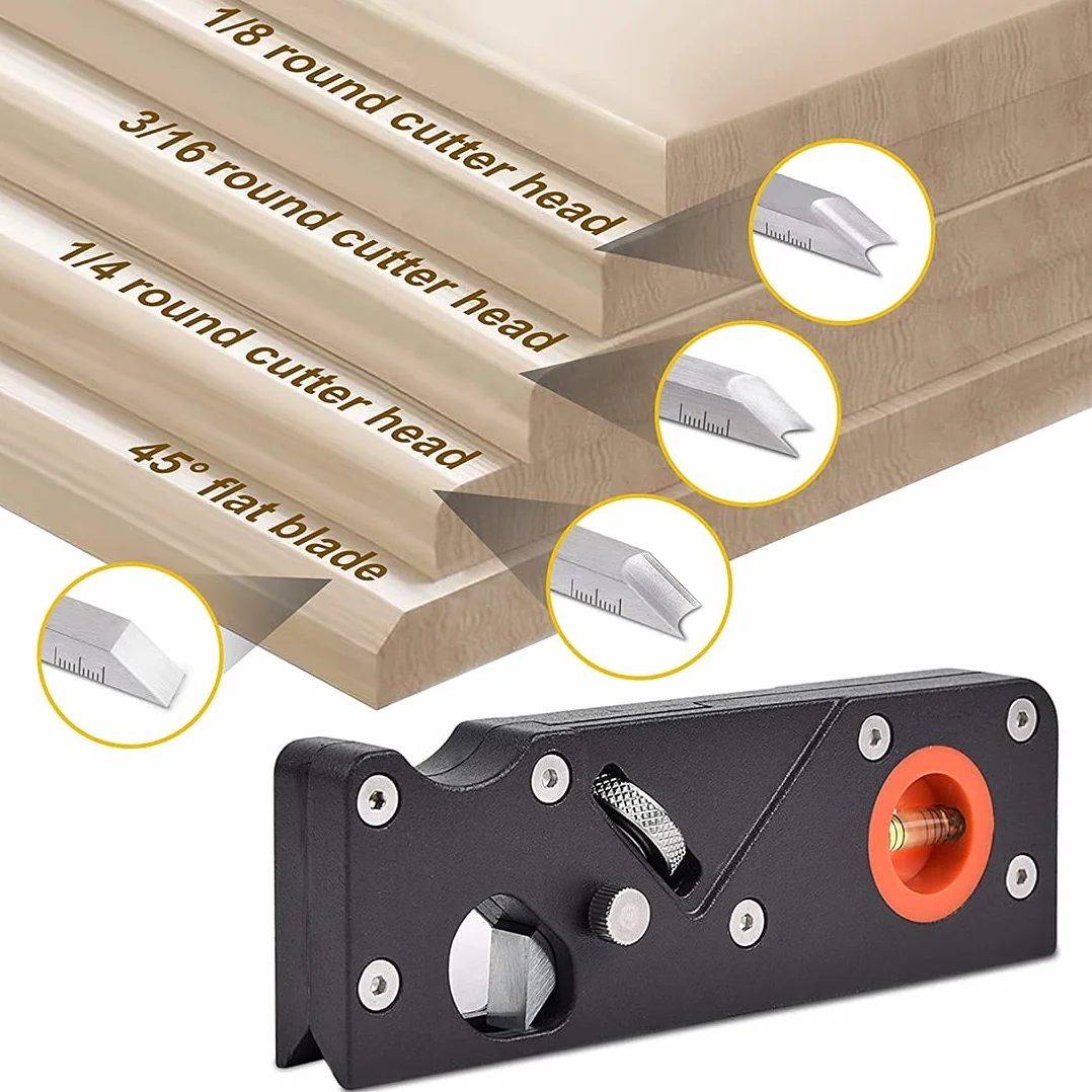 Strugarka fazowana do obróbki drewna, strugarka do obróbki drewna, do fazowania drewna i cięcia drewna (planer4cutters)