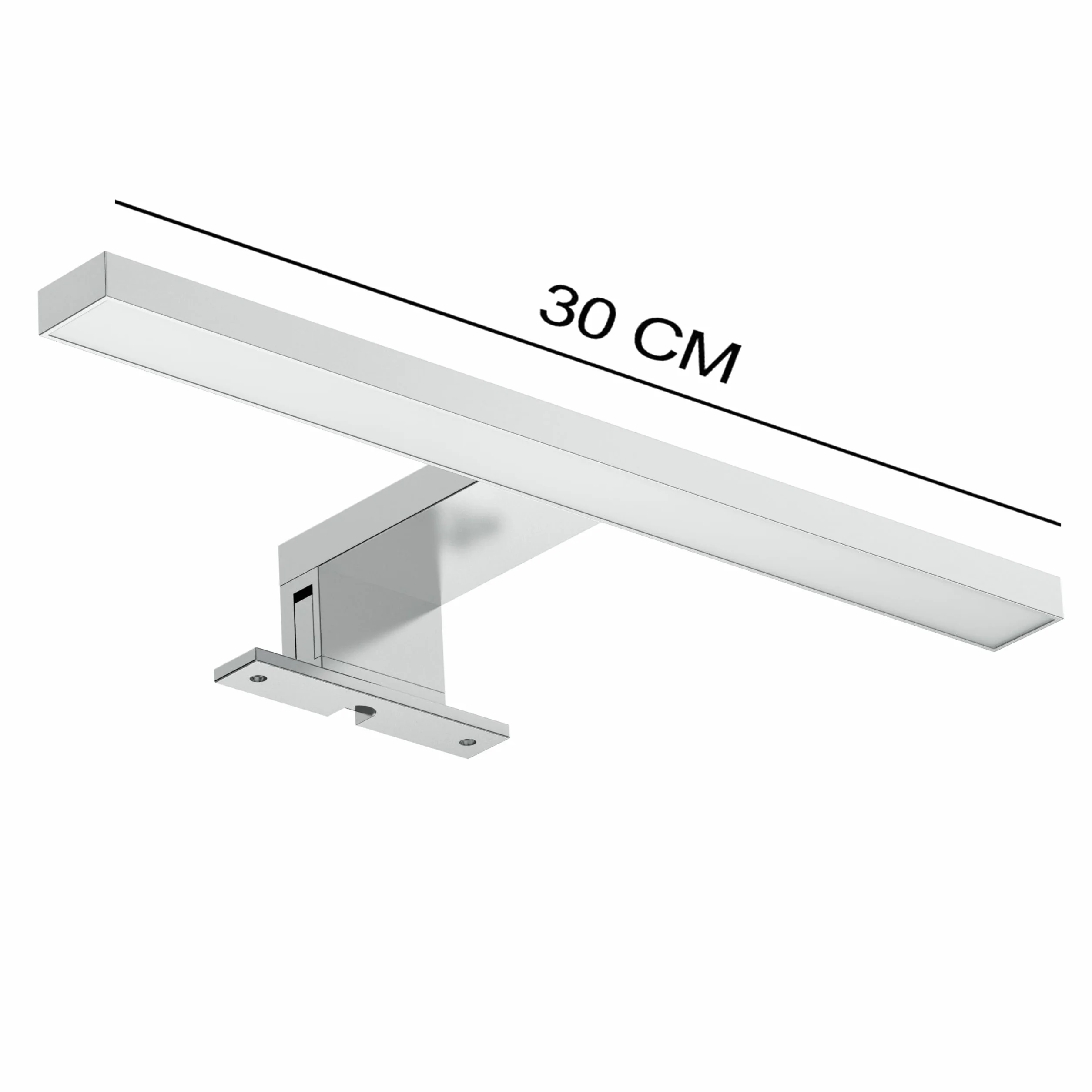 Lampa LED do lustra, 30-78 cm, 5 W, 4000 K, 550 lm, 220-240 V, 50/60 Hz, IP44, neutralna biel, lampa łazienkowa, oświetlenie szafy, oświetlenie do zabudowy