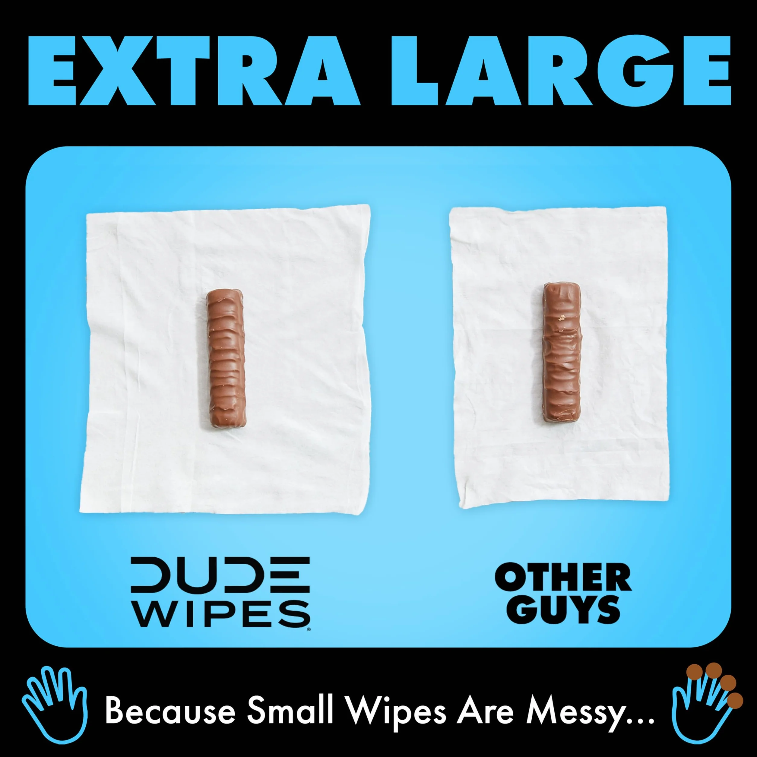 Dude Wipes Chusteczki do spłukiwania, bezzapachowe i naturalnie kojące, opakowanie dozownika (48 ct)