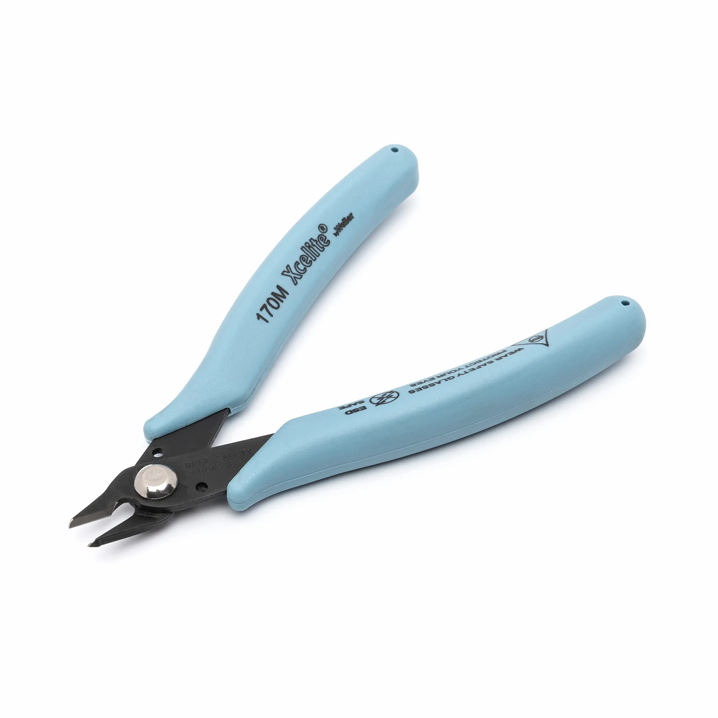 Weller Xcelite 170MN ESD Safe Shear Cutter - ogólne zastosowanie, 127 mm (5 cali), niebieski