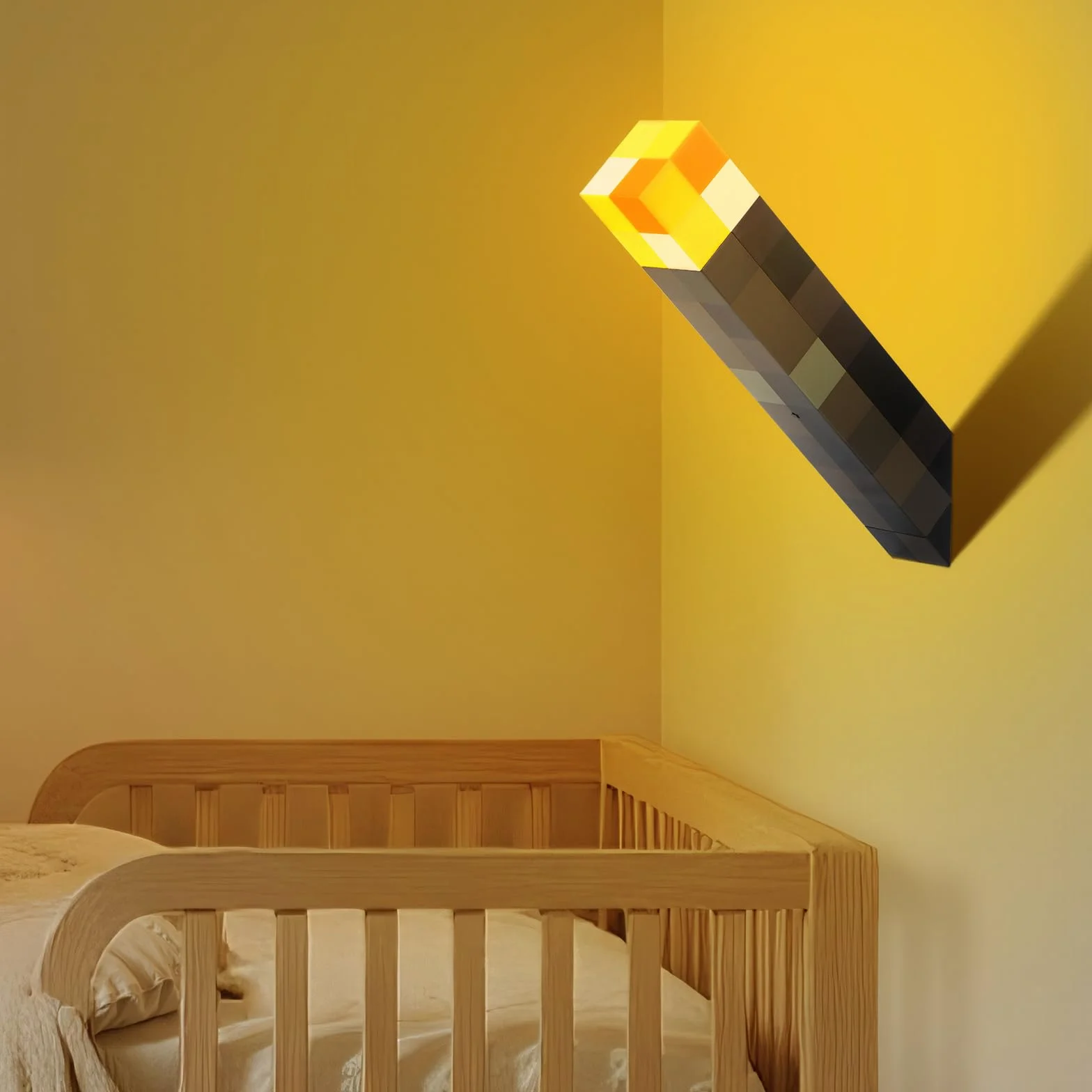 Kssvzz Lampka nocna LED na ścianę w kształcie pochodni, 28 cm podświetlana pochodnia ścienna z pilotem zdalnego sterowania, ładowana przez USB, lampka nocna do salonu, sypialni, pokoju gier, 8 kolorów