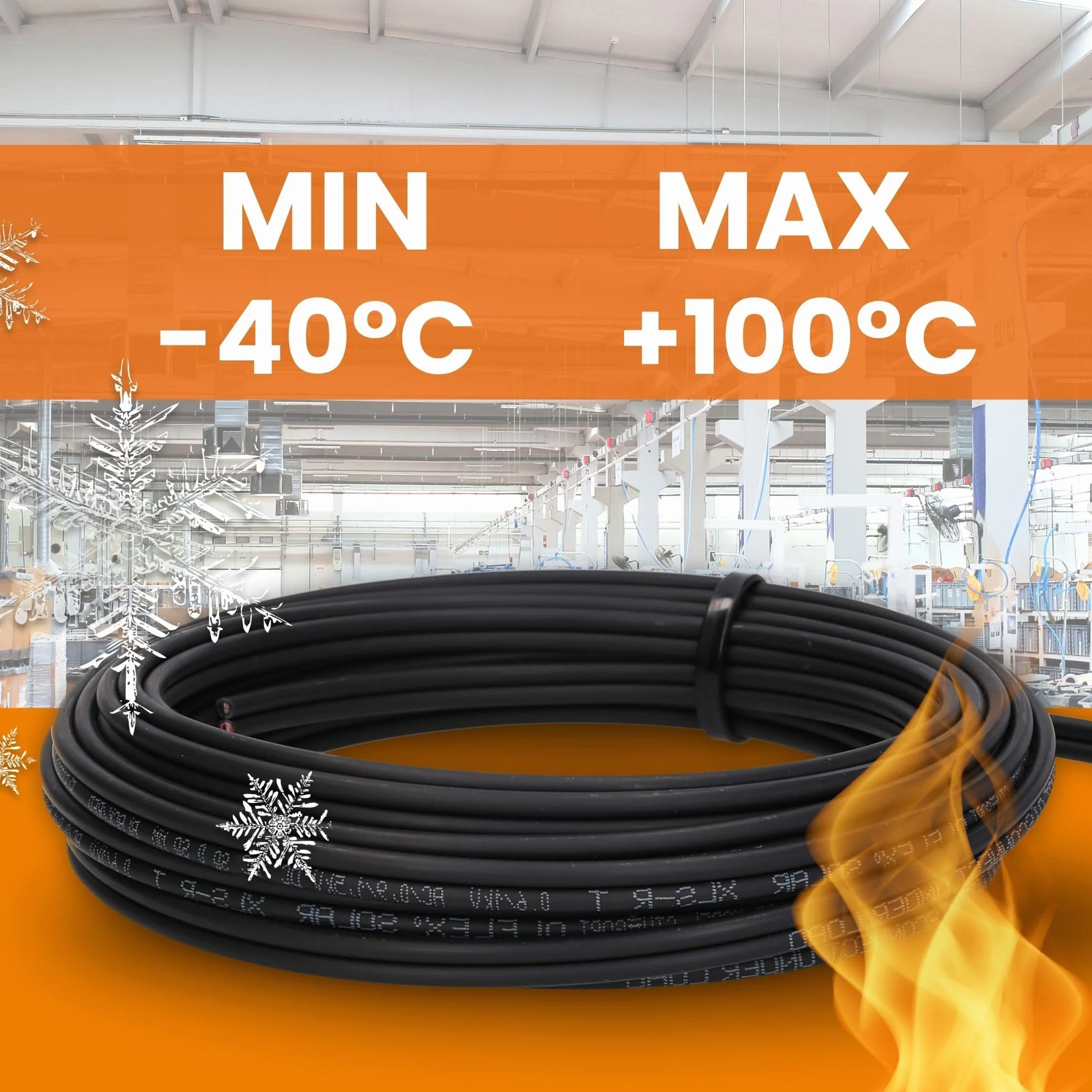 10 m Lapp ÖLFLEX Solar XLS-R T przewód solarny 2 x 4 mm² BK/RD kabel solarny podwójny przewód, 2 x 4 mm²