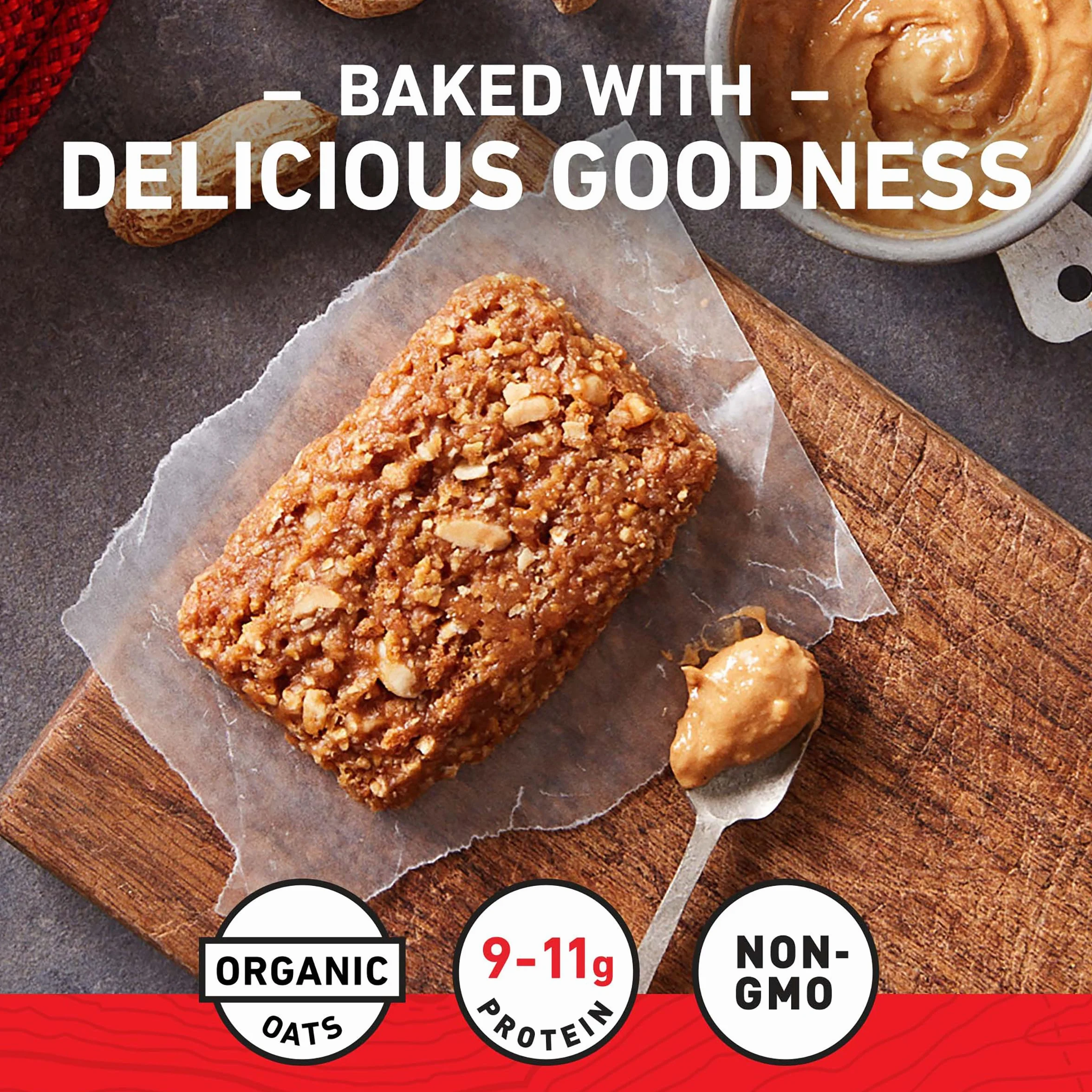Clif Bar Crunchy Peanut Butter Energy Bars, 12 barów / pudełko