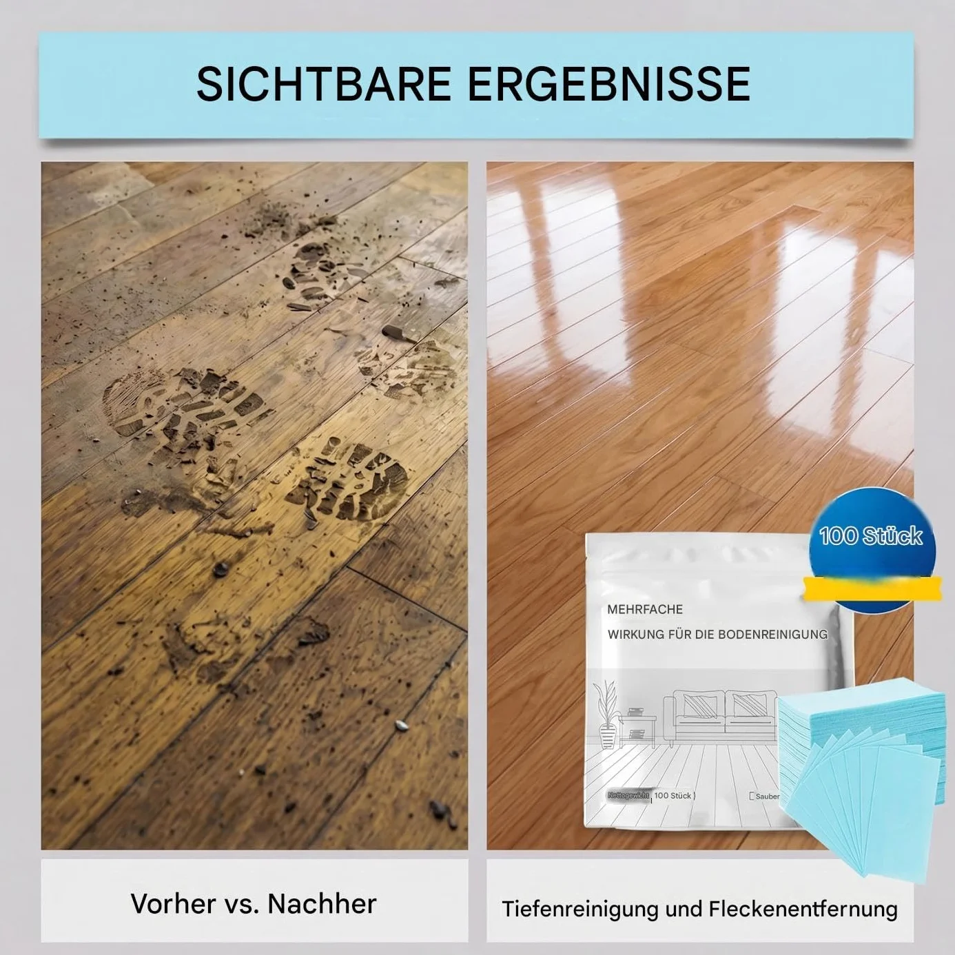 Tabletki do czyszczenia podłóg z wieloma powierzchniami, 2 pudełkami Multi-Surface Floor Cleaning Tablet, Clean-ing Solution Tablet, Multiple Effect the Floors Cleaner, koncentrated Cleaner for