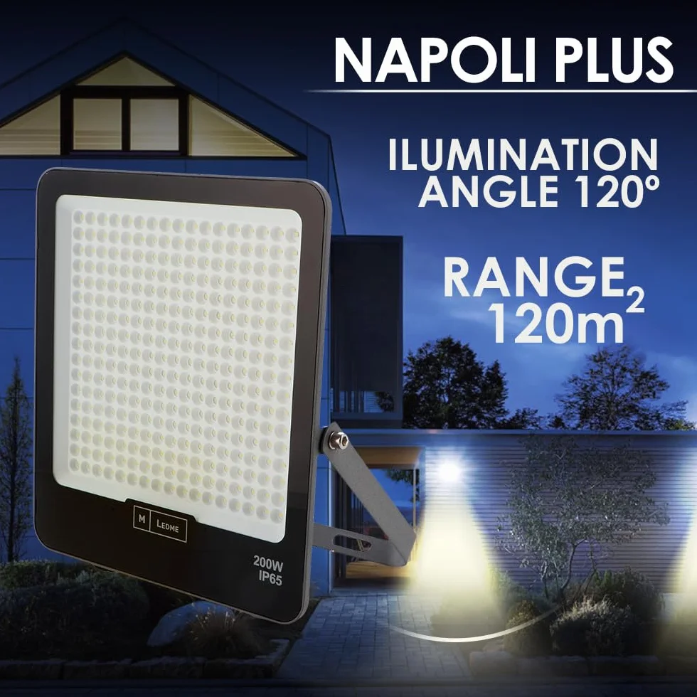 Reflektor LED 200W 24000 lm IP65 ściemnialny ciepłe światło 3000K Napoli Plus
