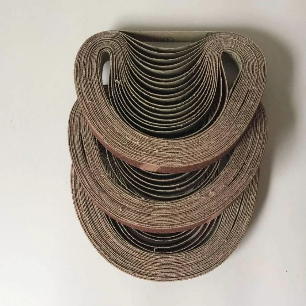 Taśmy szlifierskie 10 sztuk 457 * 13 mm ścierne do szlifowania 457X13 P40-240 Szlifowanie zgrubne i dokładne Akcesoria szlifierek taśmowych(40)