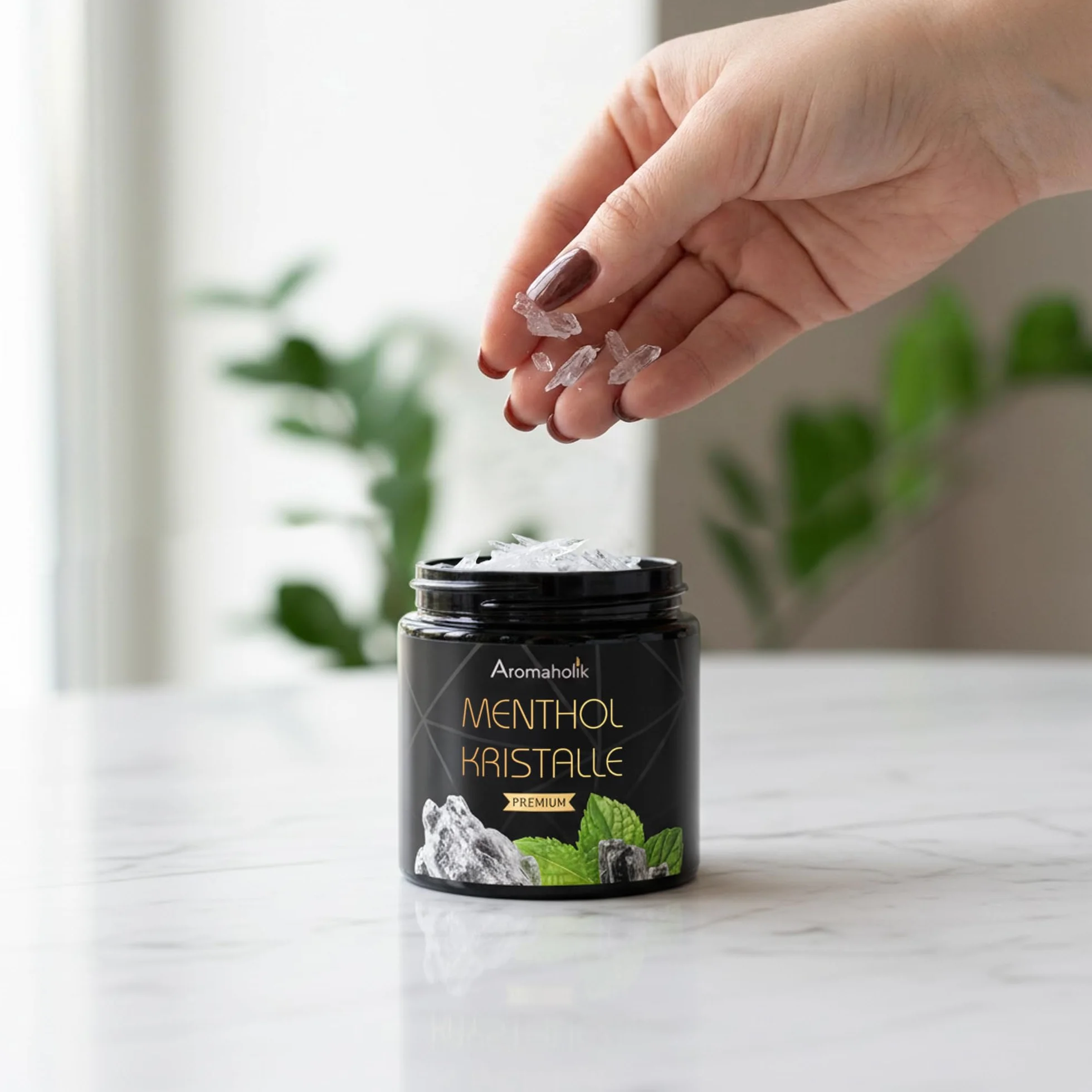 Mentol Krystaliczny do Sauny Inhalacji Kryształki Mentolowe 100% Naturane