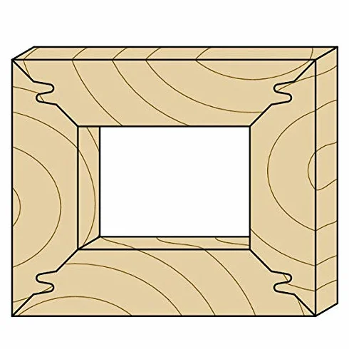 CMT CMT-694.011.40 694.011.40-Cabezal para encastres en ángulo Recto 45° d=140x32.8x40, 5V, czarny