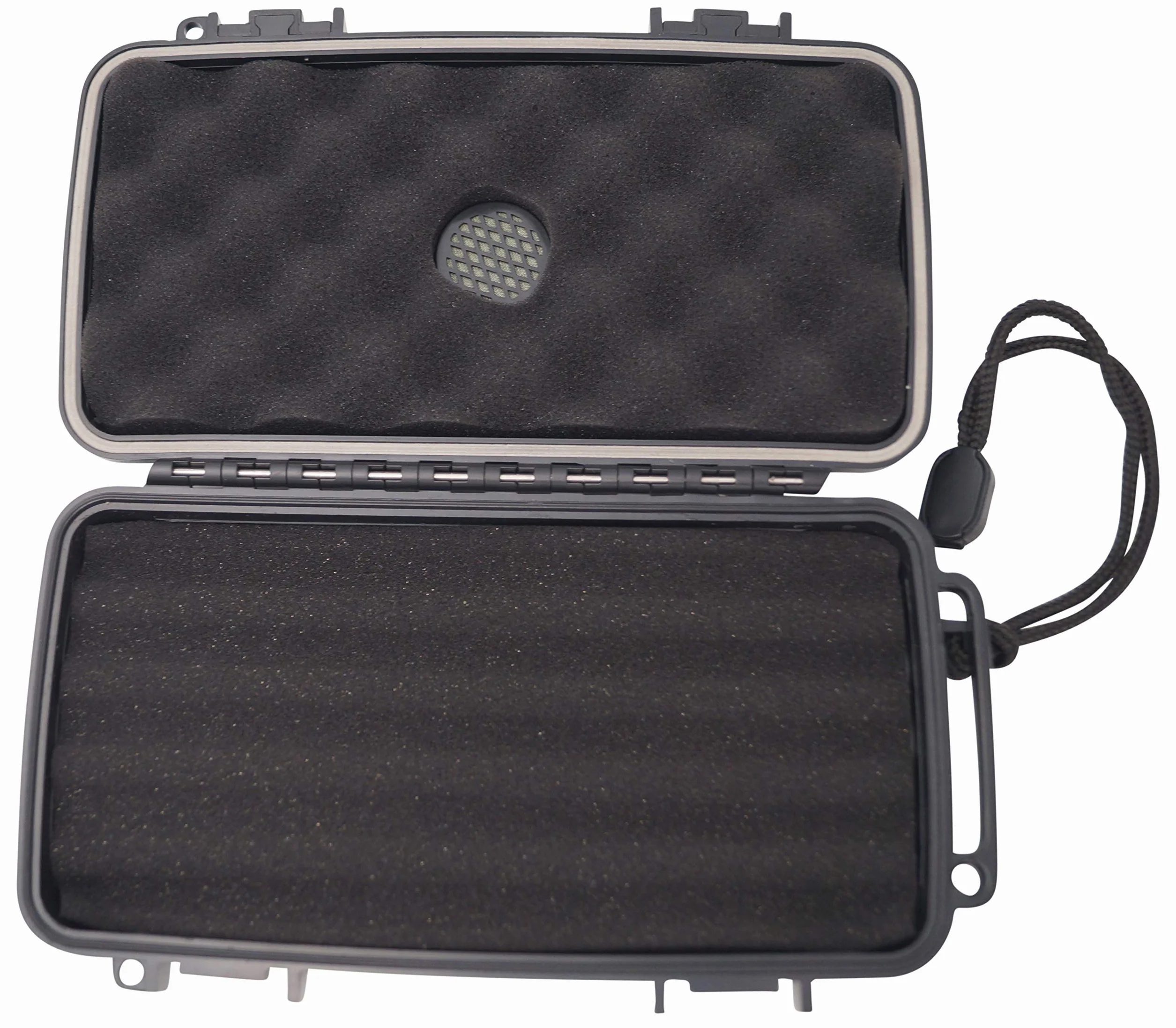 GERMANUS Humidor do cygar etui podróżne na 5 cygar odporne na wstrząsy