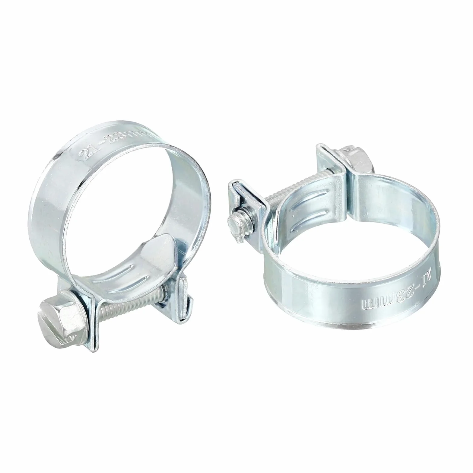 15/25 szt. Przewód paliwowy Zacisk węża Zacisk wtryskowy Regulowane zaciski rurowe do hydrauliki samochodowej(14-16mm 25Pcs)