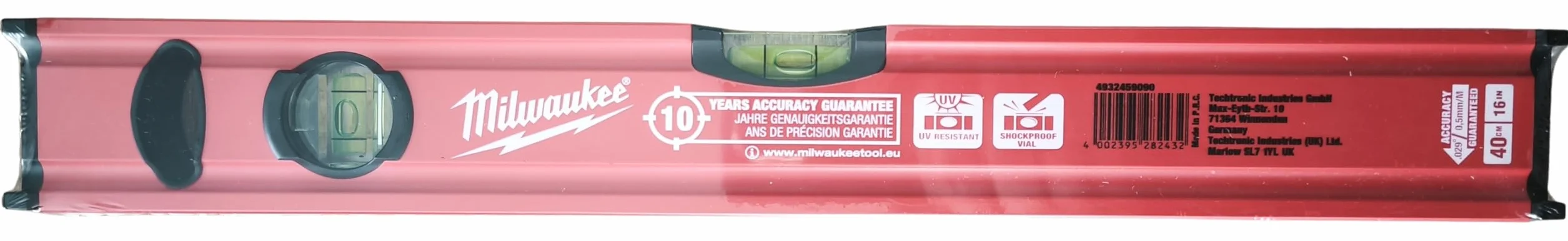 Milwaukee 4932459090 40 cm/16-calowy Redstick Slim Slim, czerwony/czarny