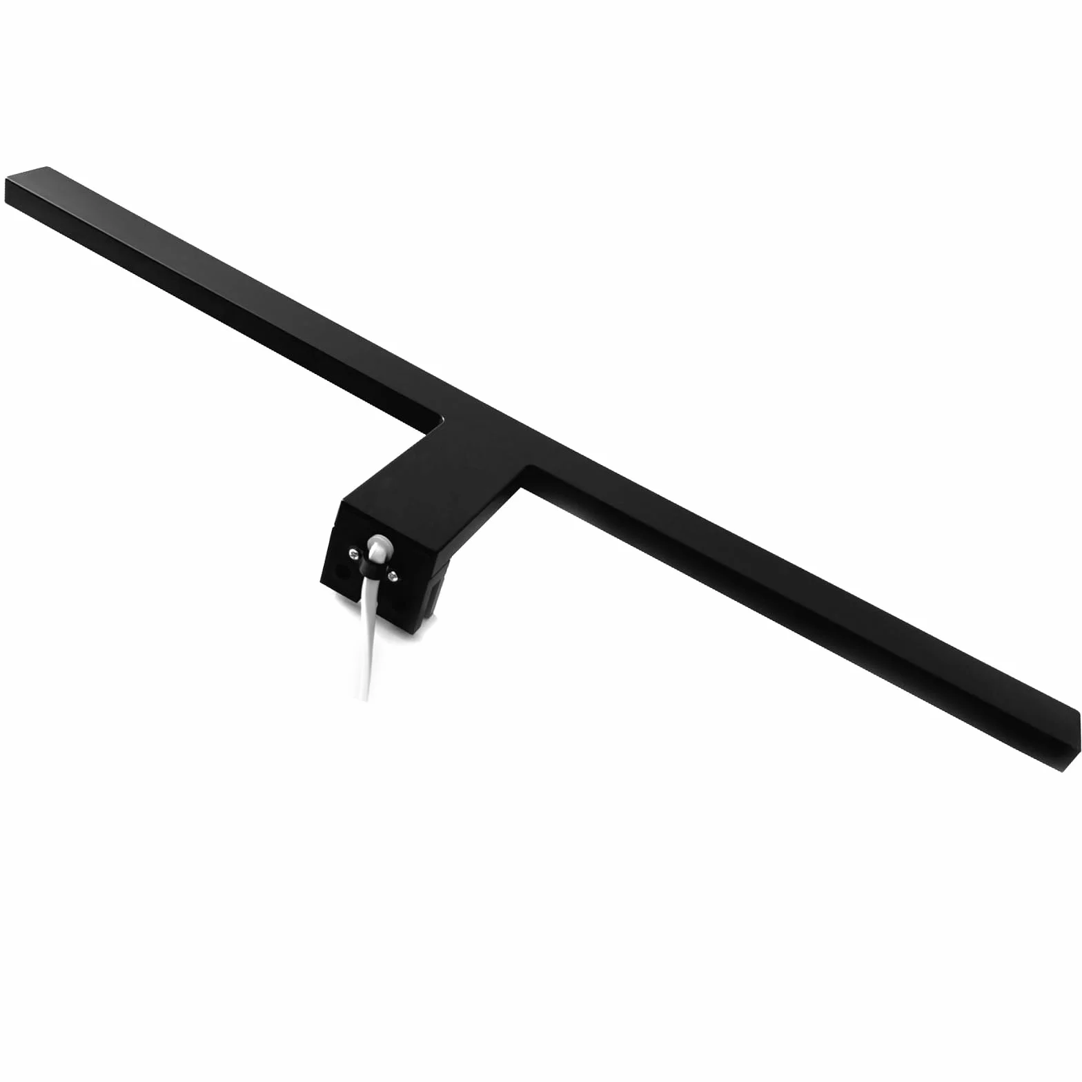 Lampa lustrzana LED, czarna, 50 cm, lampa łazienkowa, lampa do makijażu, do łazienki, lampa wystająca, oświetlenie szafy, lampa zaciskowa, neutralna biel, 230 V, 650 lm, IP44, 7 W