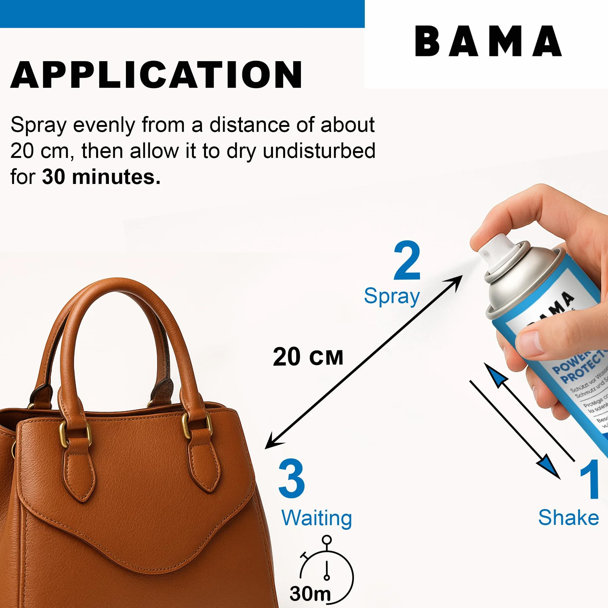 BAMA Spray Wodoodporny do Butów 400ml Impregnujący Uniwersalny