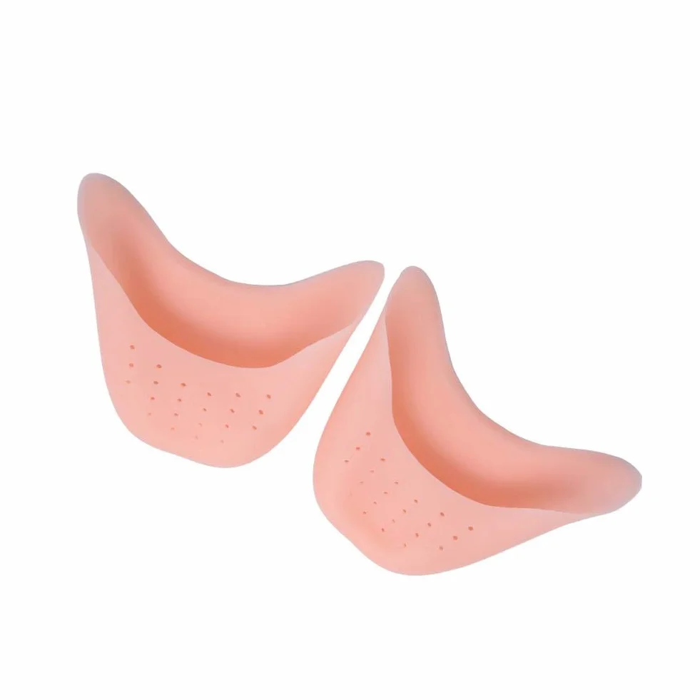 Ochraniacze na stopę Baletki, 1 Para Miękkie silikonowe Pointe Balet Taniec Dancing Shoes Toe Podkładki Protector pielęgnacja stóp Ballet Equipment (skóra Kolory)