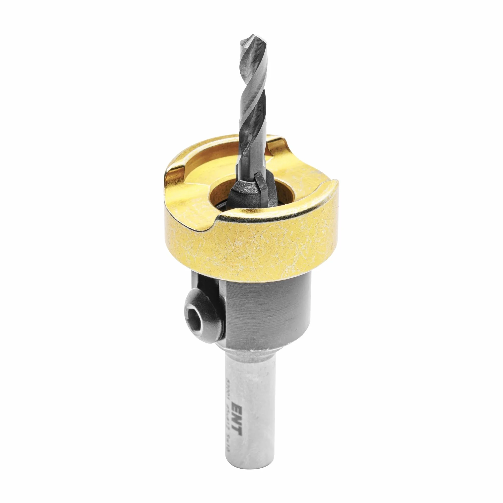 ENT 52001 Pogłębiacz z metalowym ogranicznikiem głębokości Węglik spiekany, średnica wiertła (D2) 5,0 mm, pogłębiacz (D1) 10 mm, L 65 mm